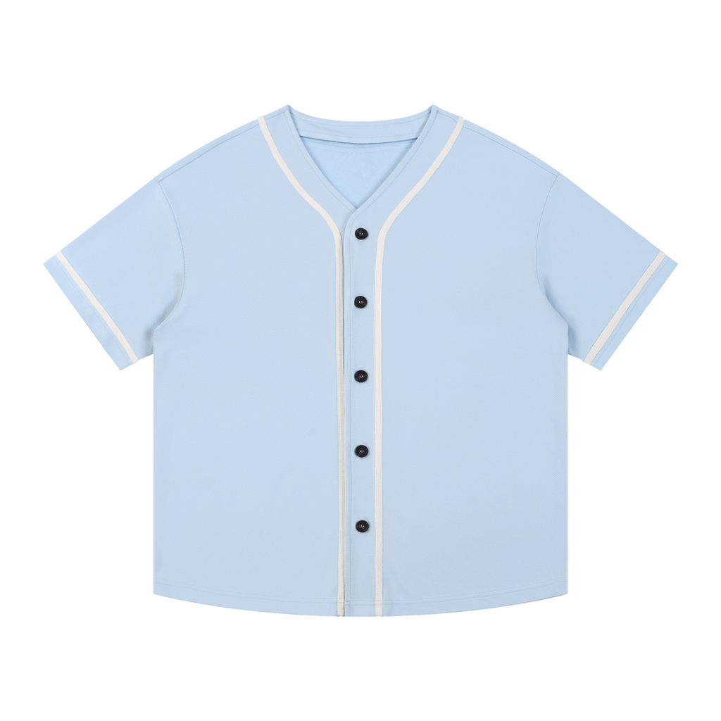 ARVIA Contrast Piped Button-Up Jersey