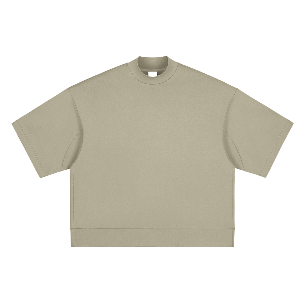 ARVIA Heavyweight Oversized Mock Neck T-Shirt
