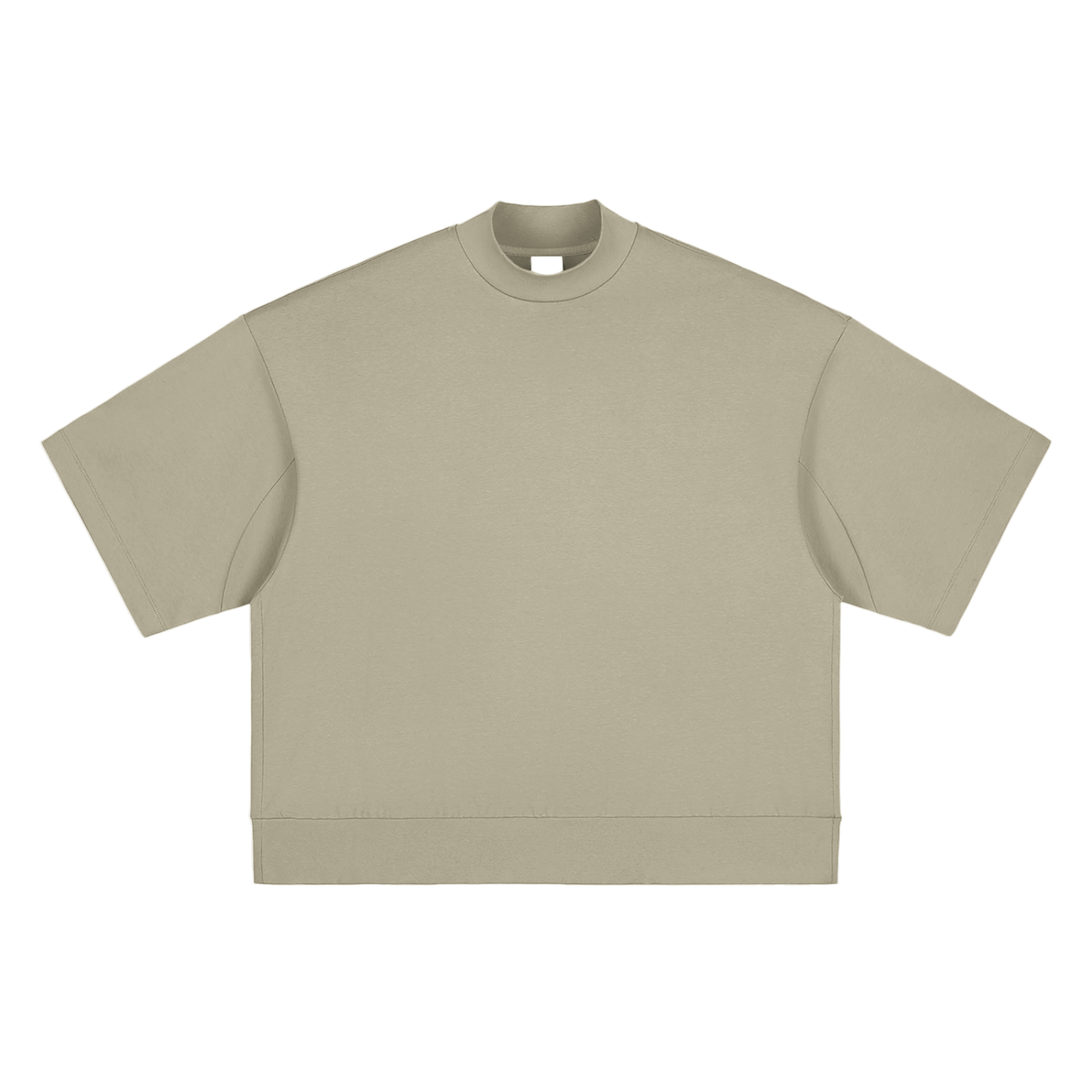 ARVIA Heavyweight Oversized Mock Neck T-Shirt