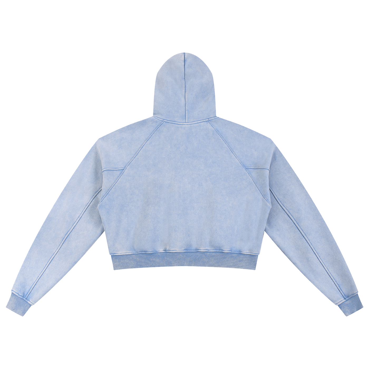 ARVIA Snow Washed Cropped Hoodie