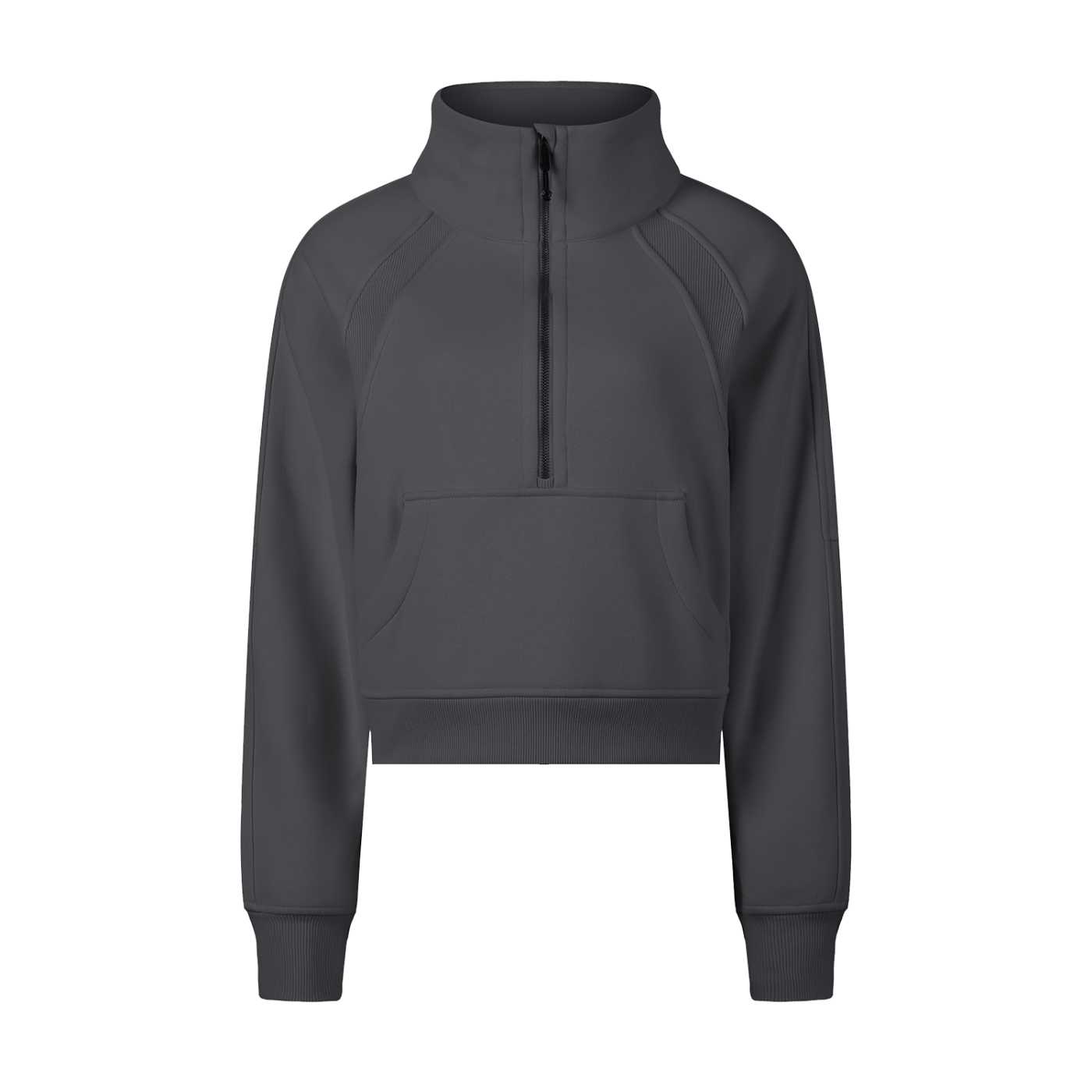 ARVIA Cropped Half-Zip Sweatshirt
