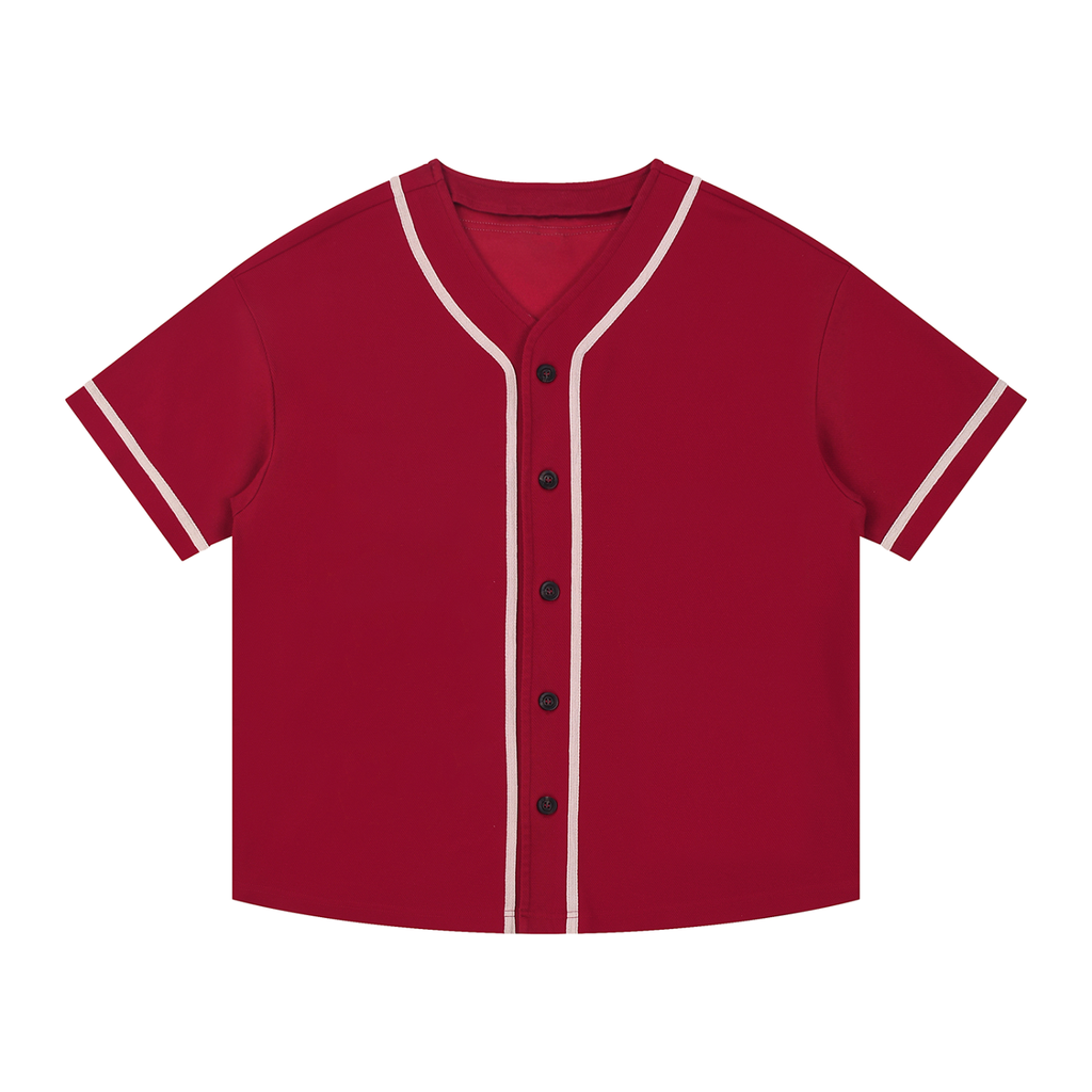 ARVIA Contrast Piped Button-Up Jersey