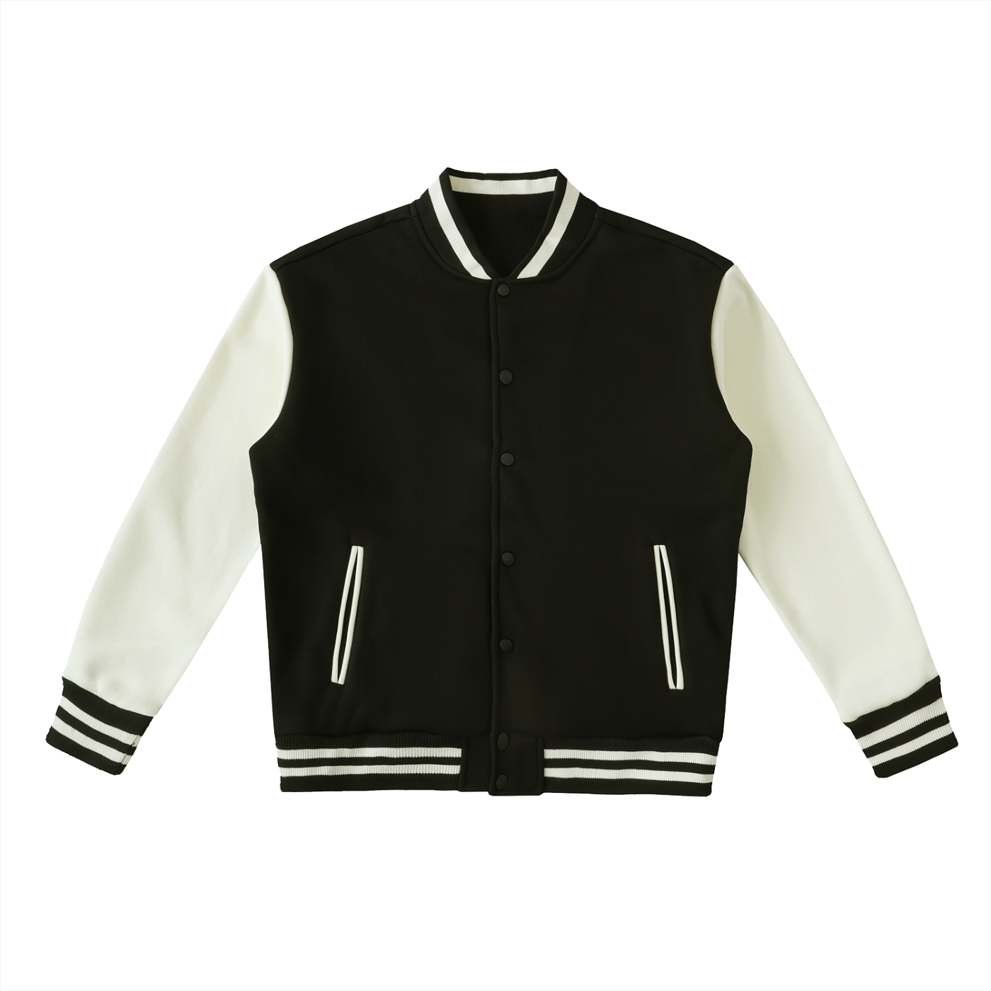 ARVIA Two-Tone Fleeced Varsity Jacket