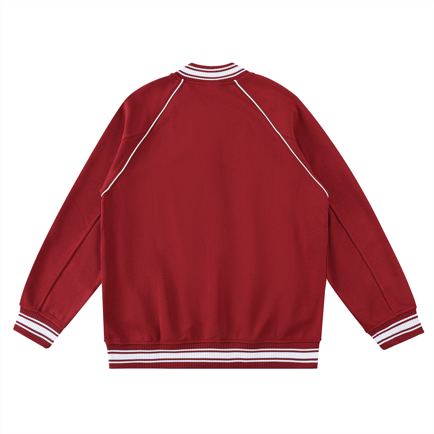 ARVIA Contrast Trim Raglan Varsity Jacket