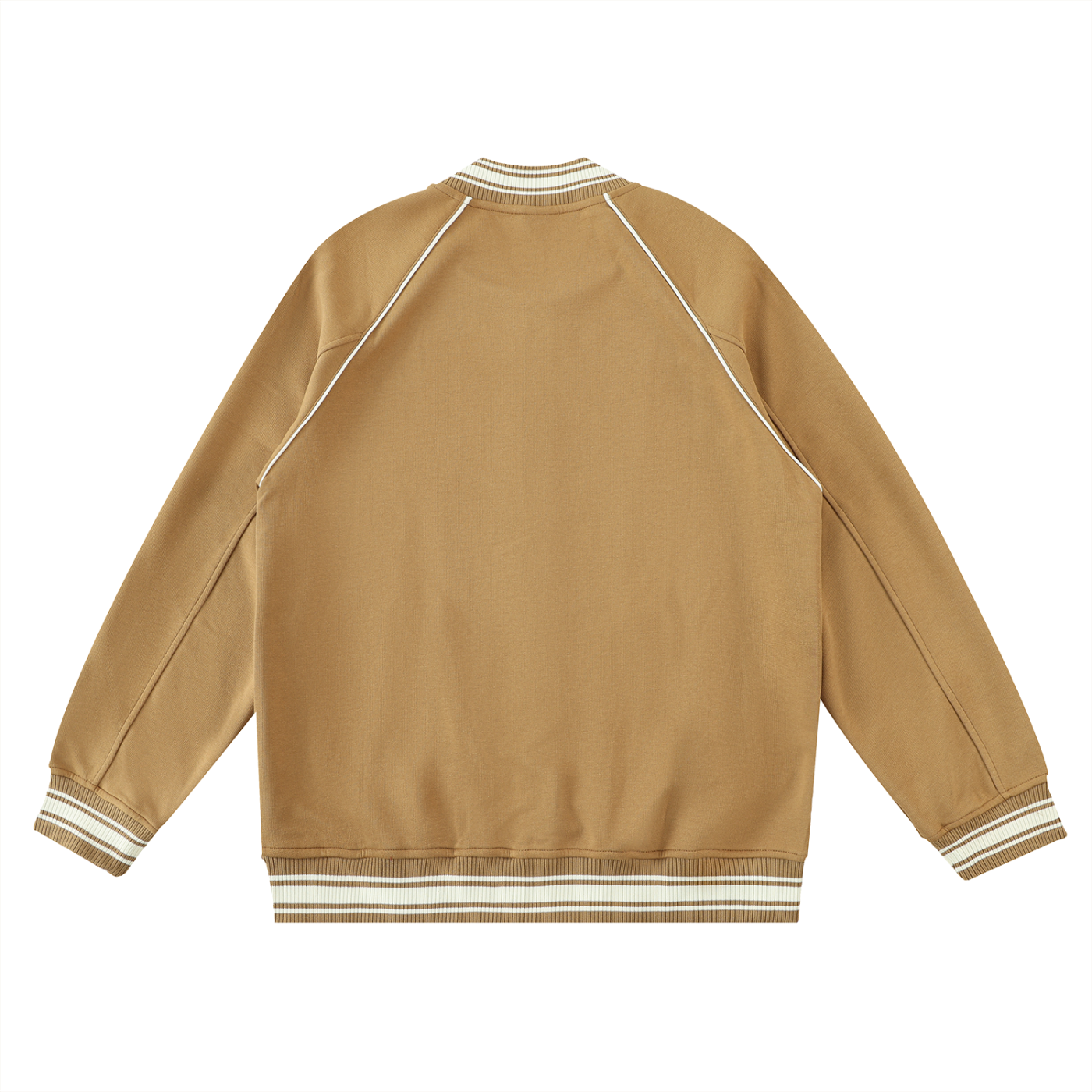 ARVIA Contrast Trim Raglan Varsity Jacket
