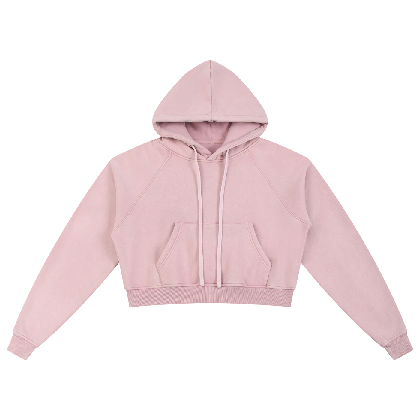 ARVIA Snow Washed Cropped Hoodie