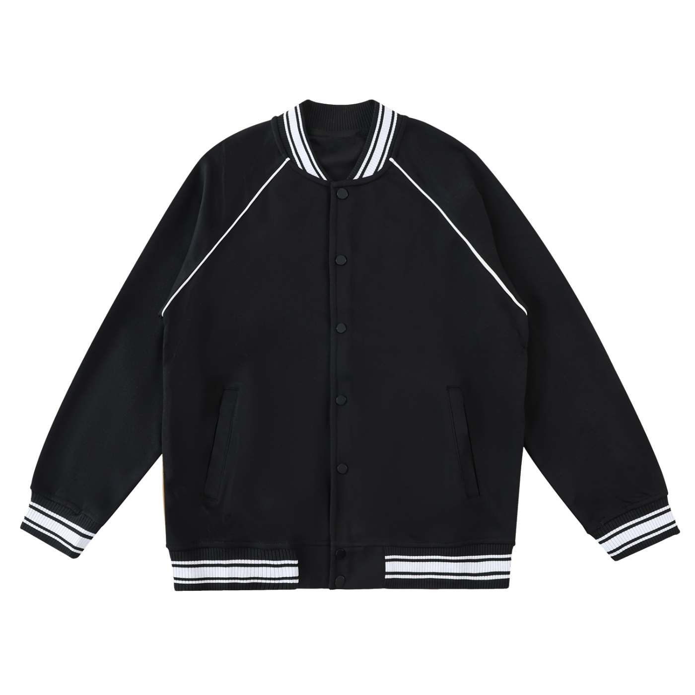 ARVIA Contrast Trim Raglan Varsity Jacket