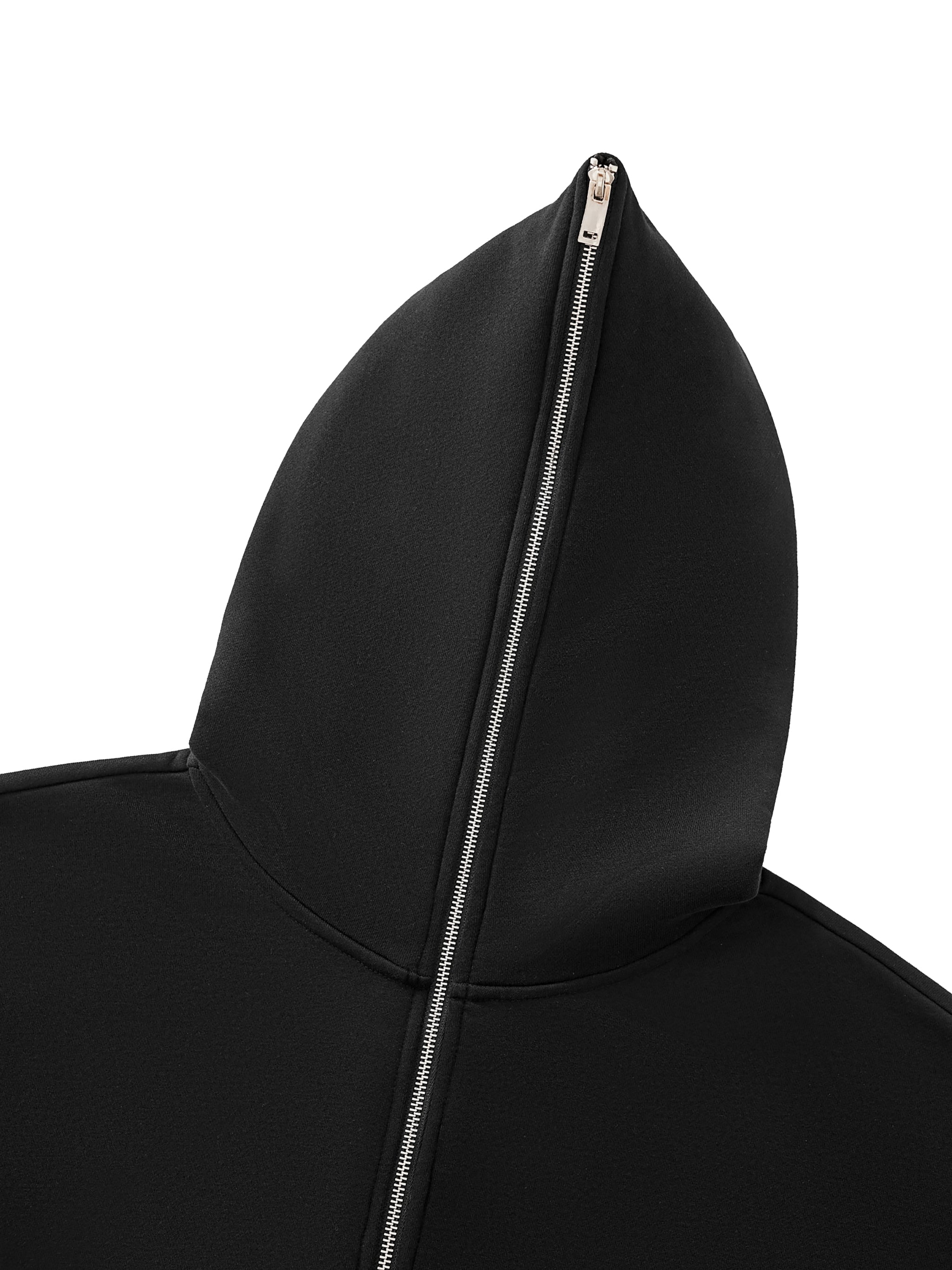 ARVIA Fleeced Full-Zip Boxy Hoodie