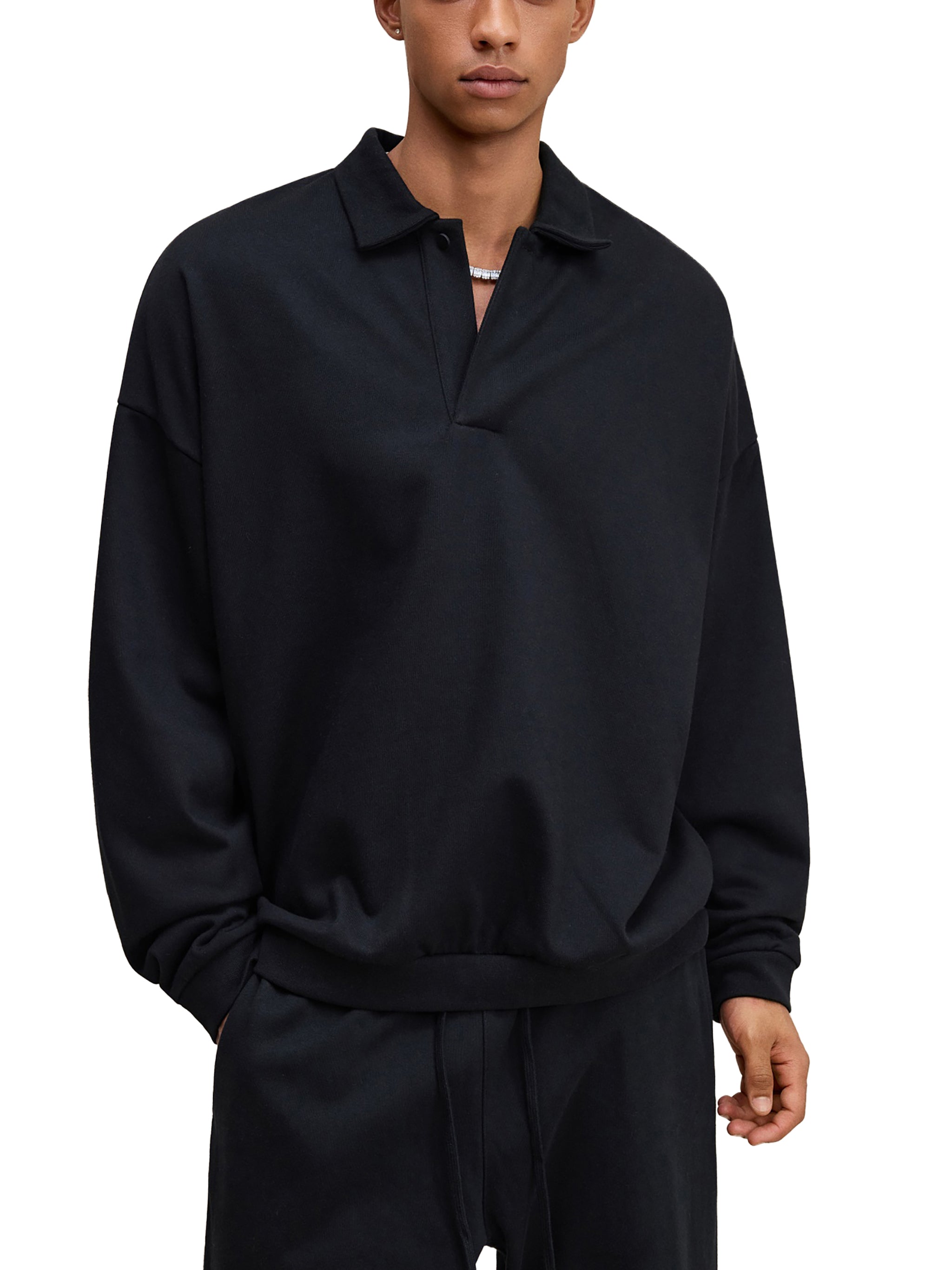 ARVIA Heavyweight Fleece Polo Sweatshirt