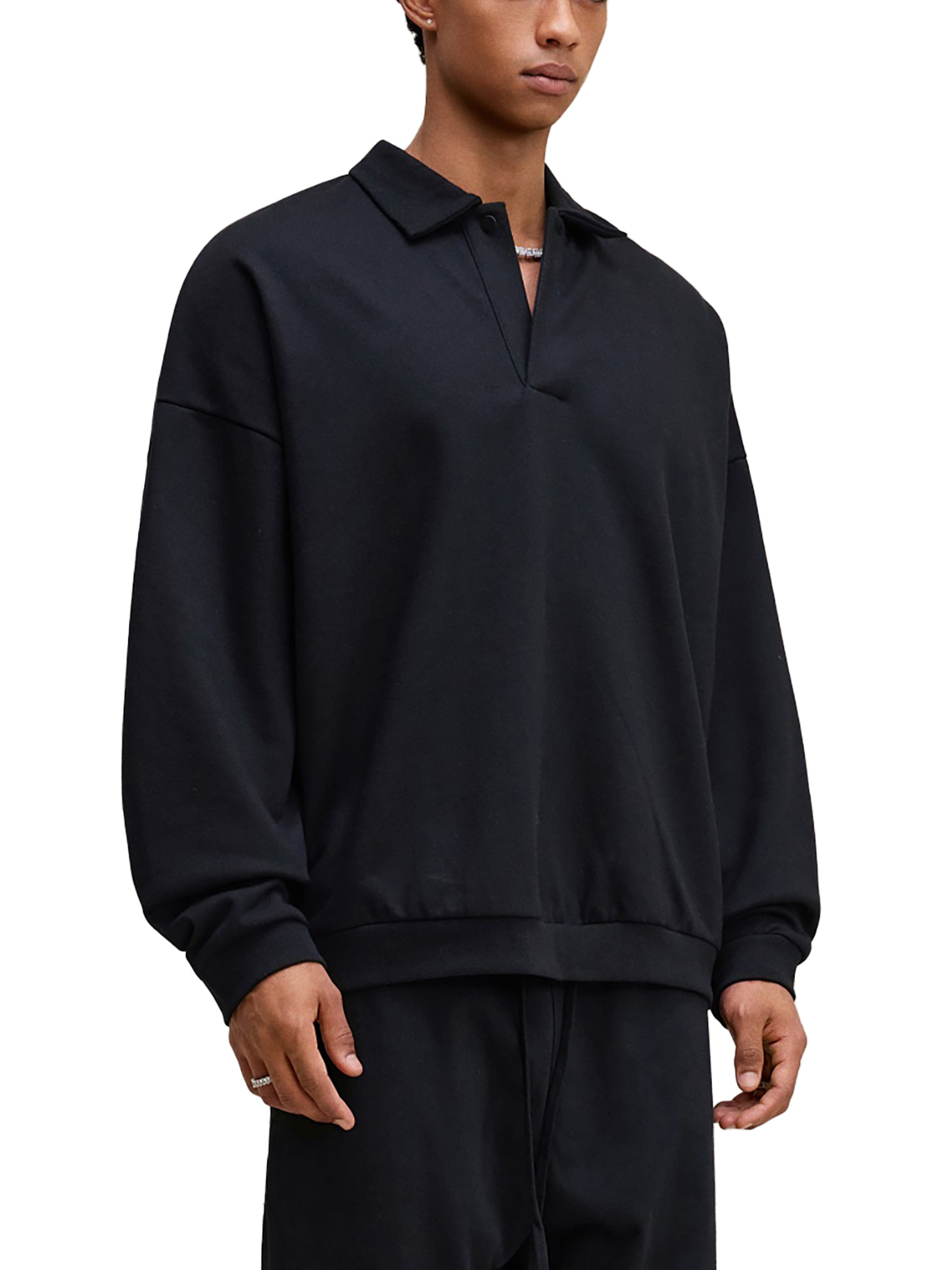 ARVIA Heavyweight Fleece Polo Sweatshirt