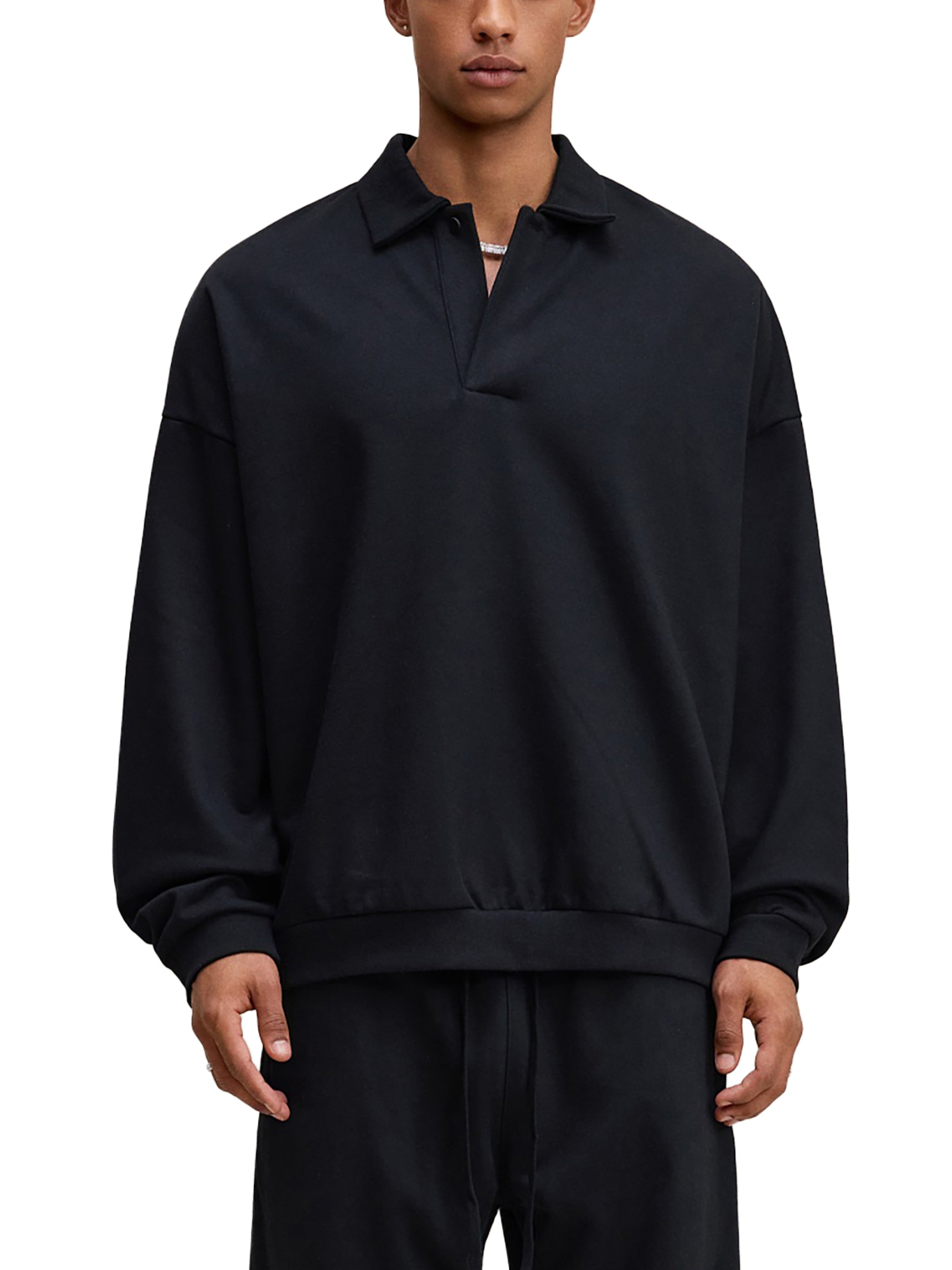 ARVIA Heavyweight Fleece Polo Sweatshirt