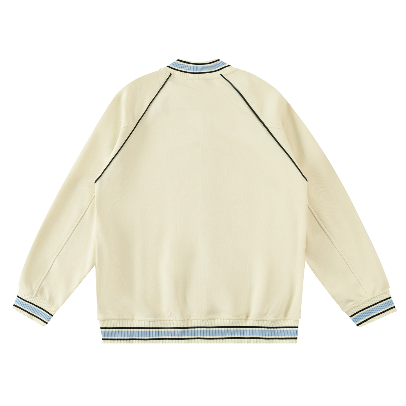 ARVIA Contrast Trim Raglan Varsity Jacket