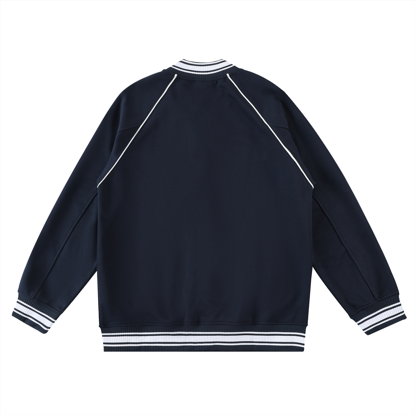 ARVIA Contrast Trim Raglan Varsity Jacket