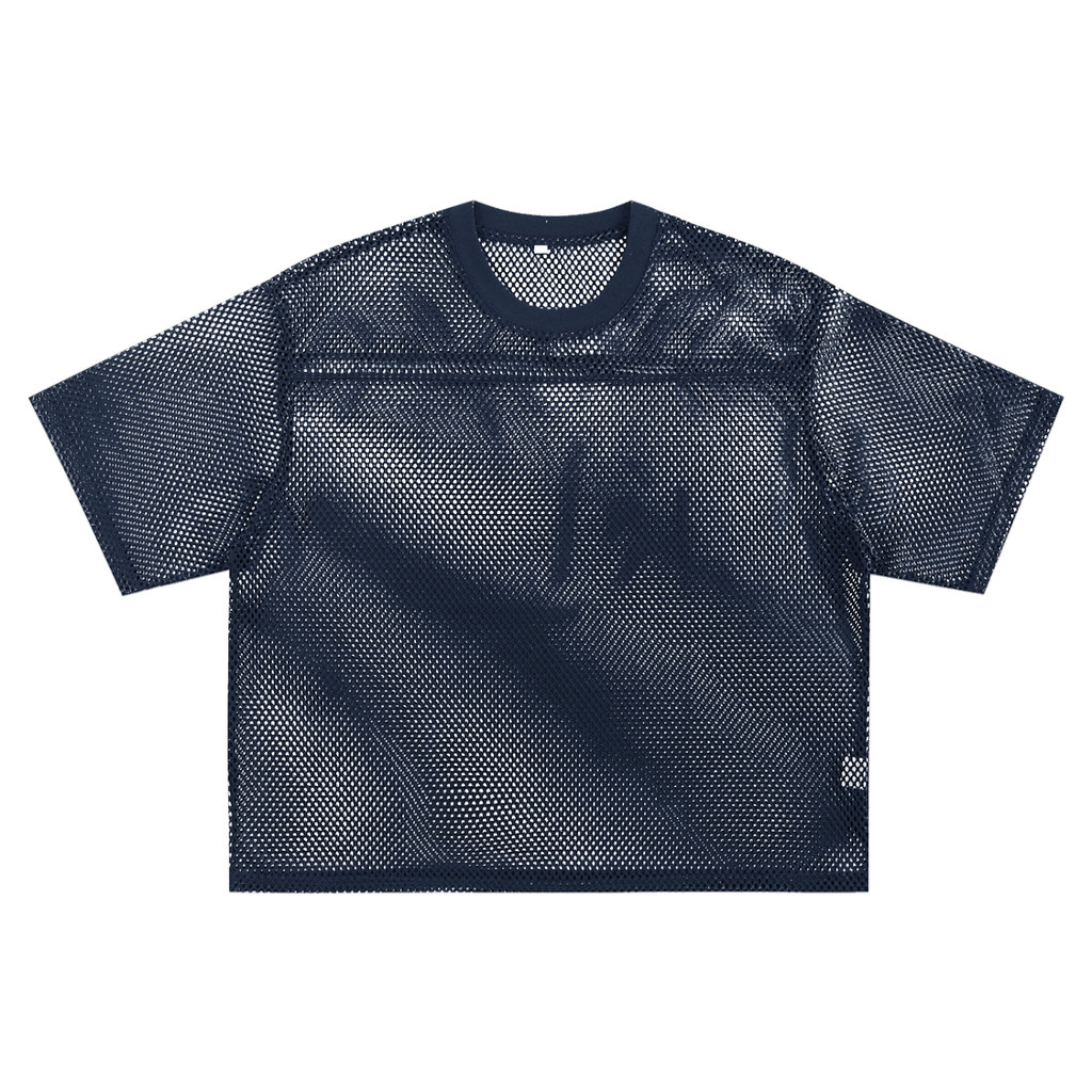 ARVIA See-through Boxy Net T-Shirt