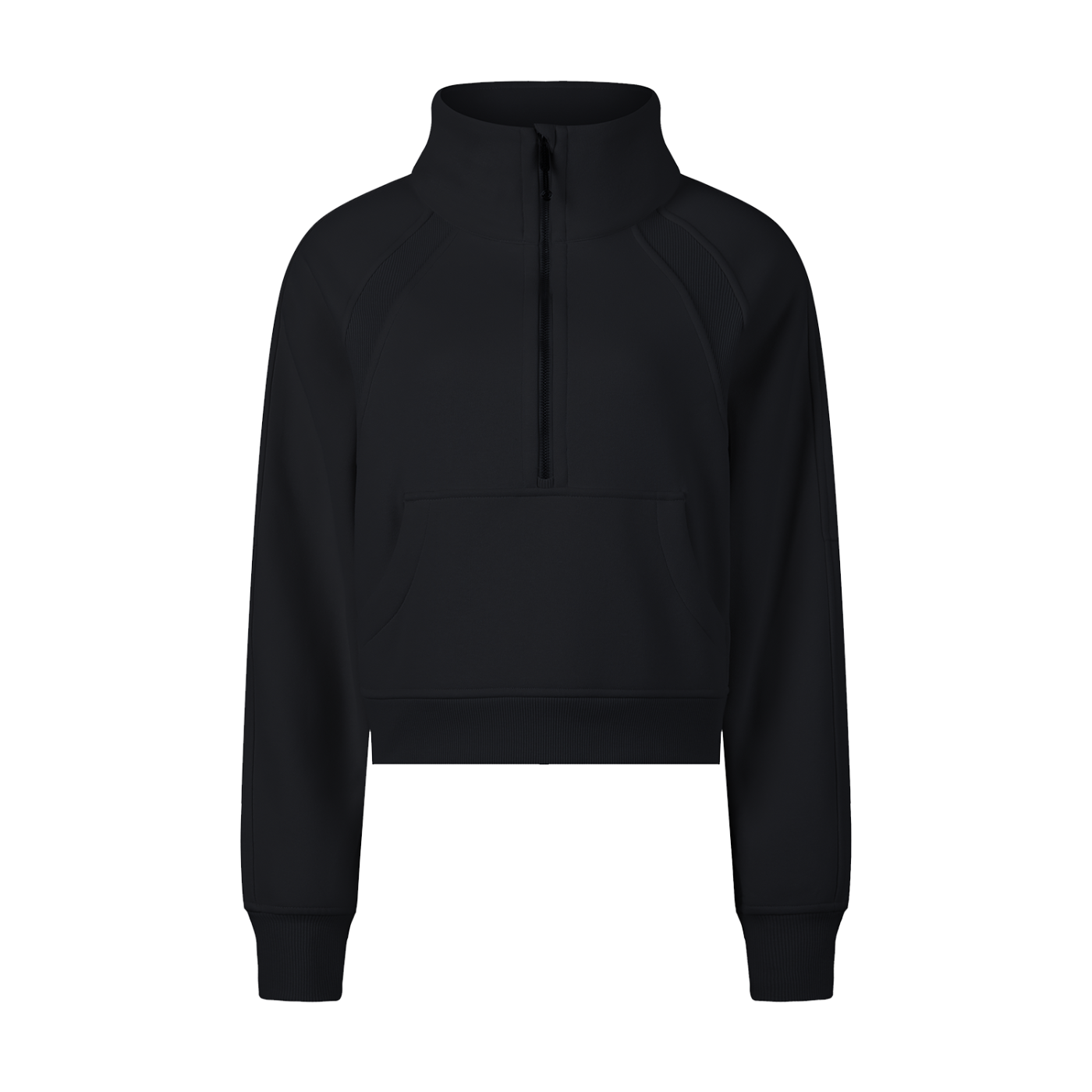ARVIA Cropped Half-Zip Sweatshirt