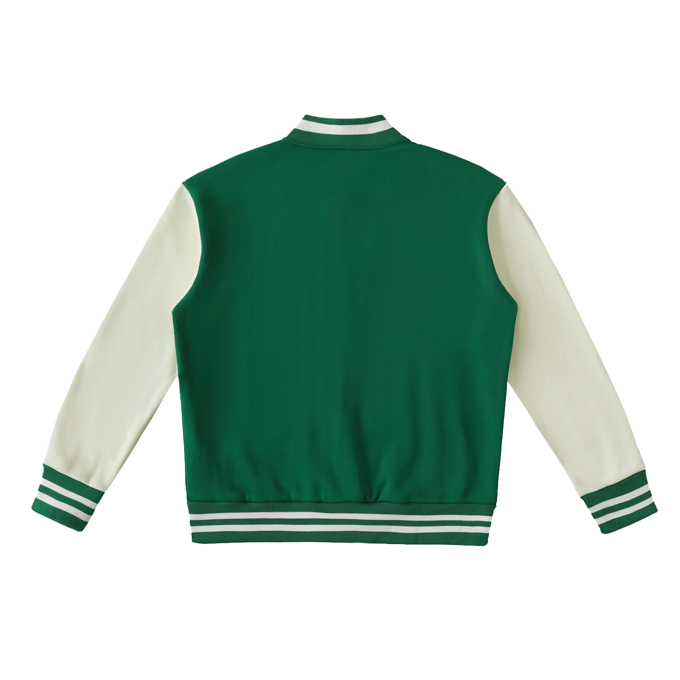 ARVIA Two-Tone Fleeced Varsity Jacket