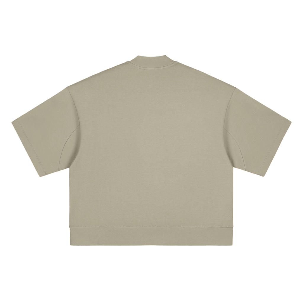 ARVIA Heavyweight Oversized Mock Neck T-Shirt