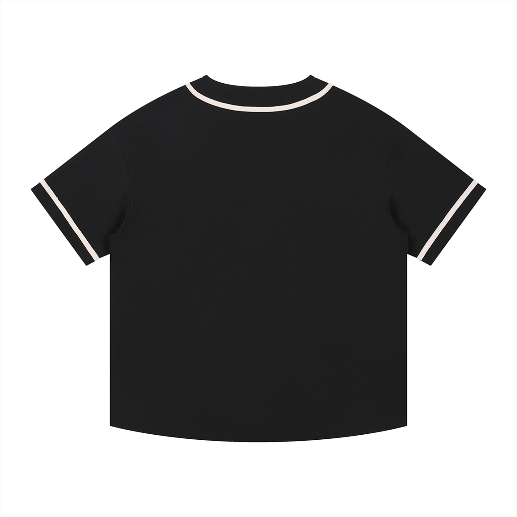 ARVIA Contrast Piped Button-Up Jersey