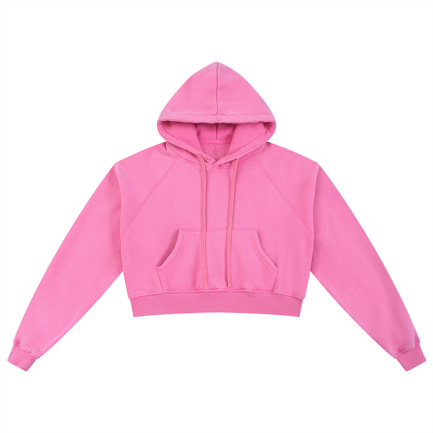 ARVIA Snow Washed Cropped Hoodie