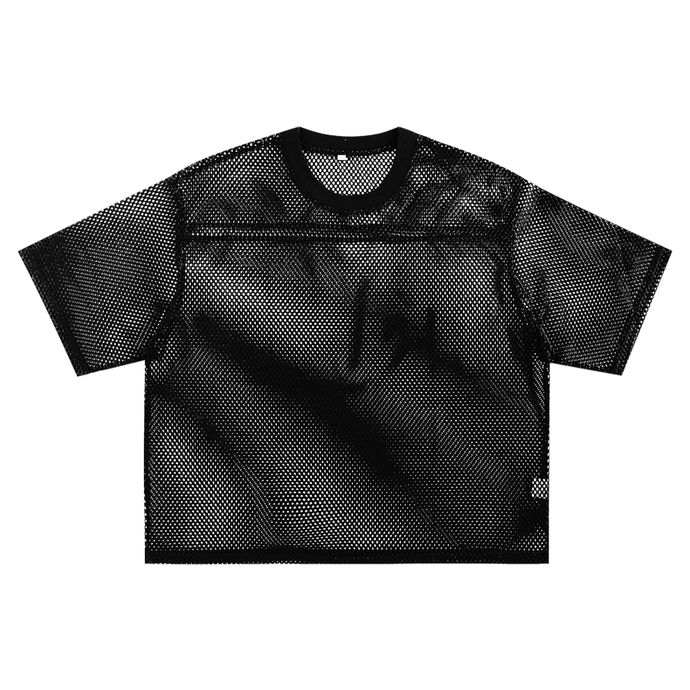 ARVIA See-through Boxy Net T-Shirt