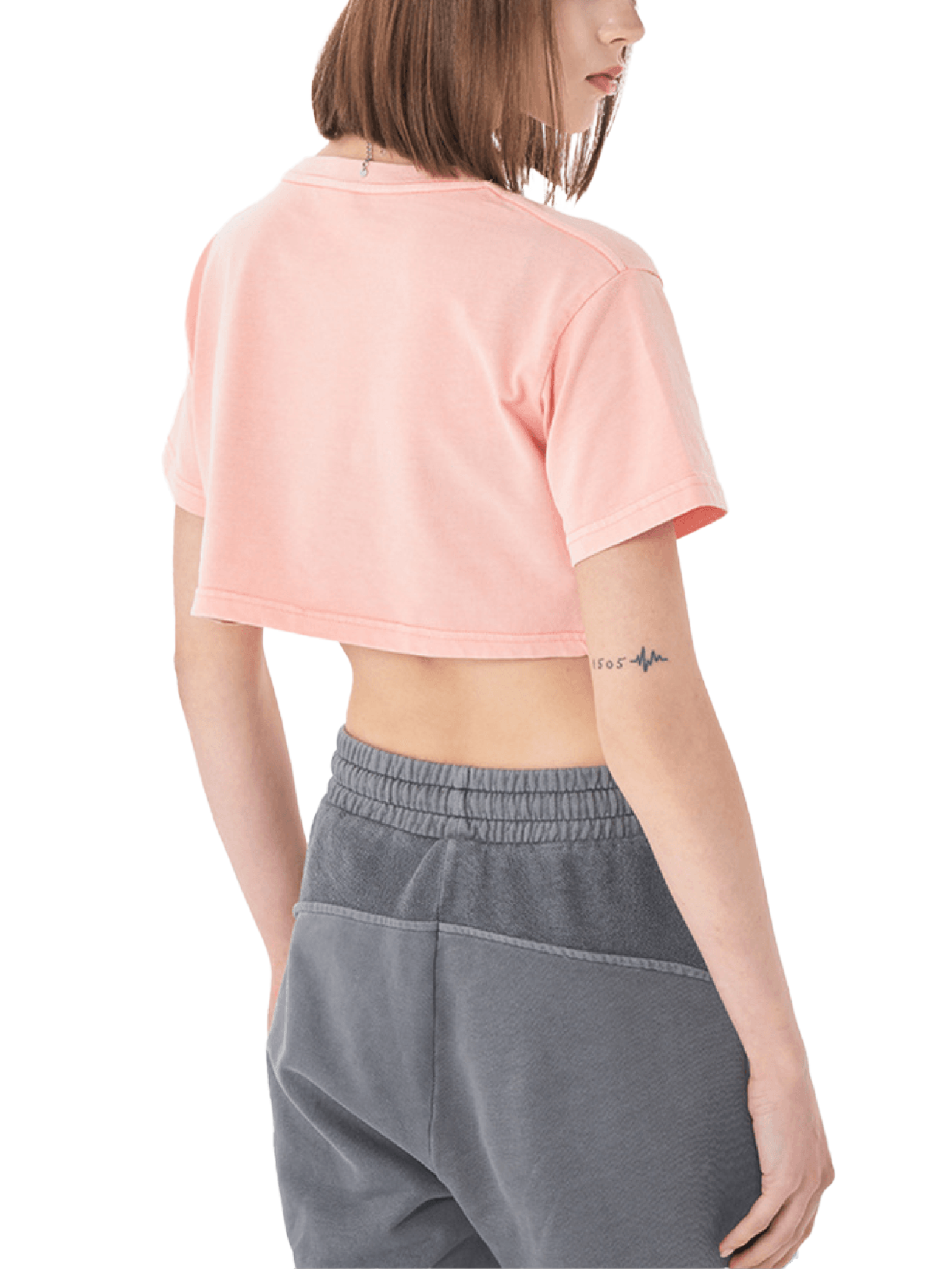 ARVIA Snow Washed Crop Top