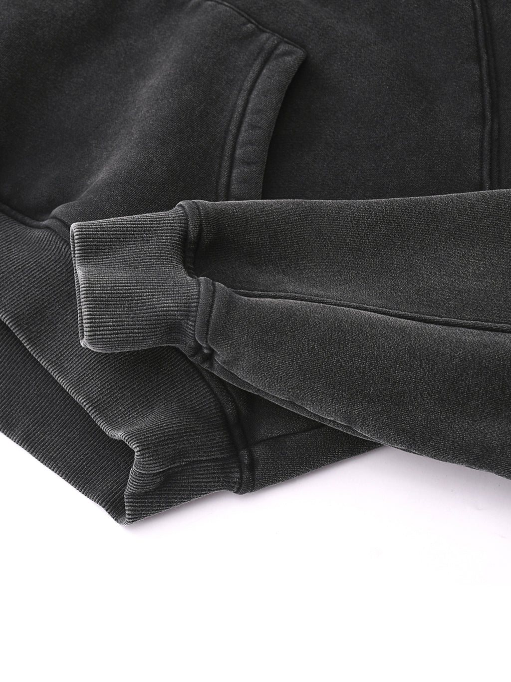 ARVIA Snow Washed Cropped Hoodie