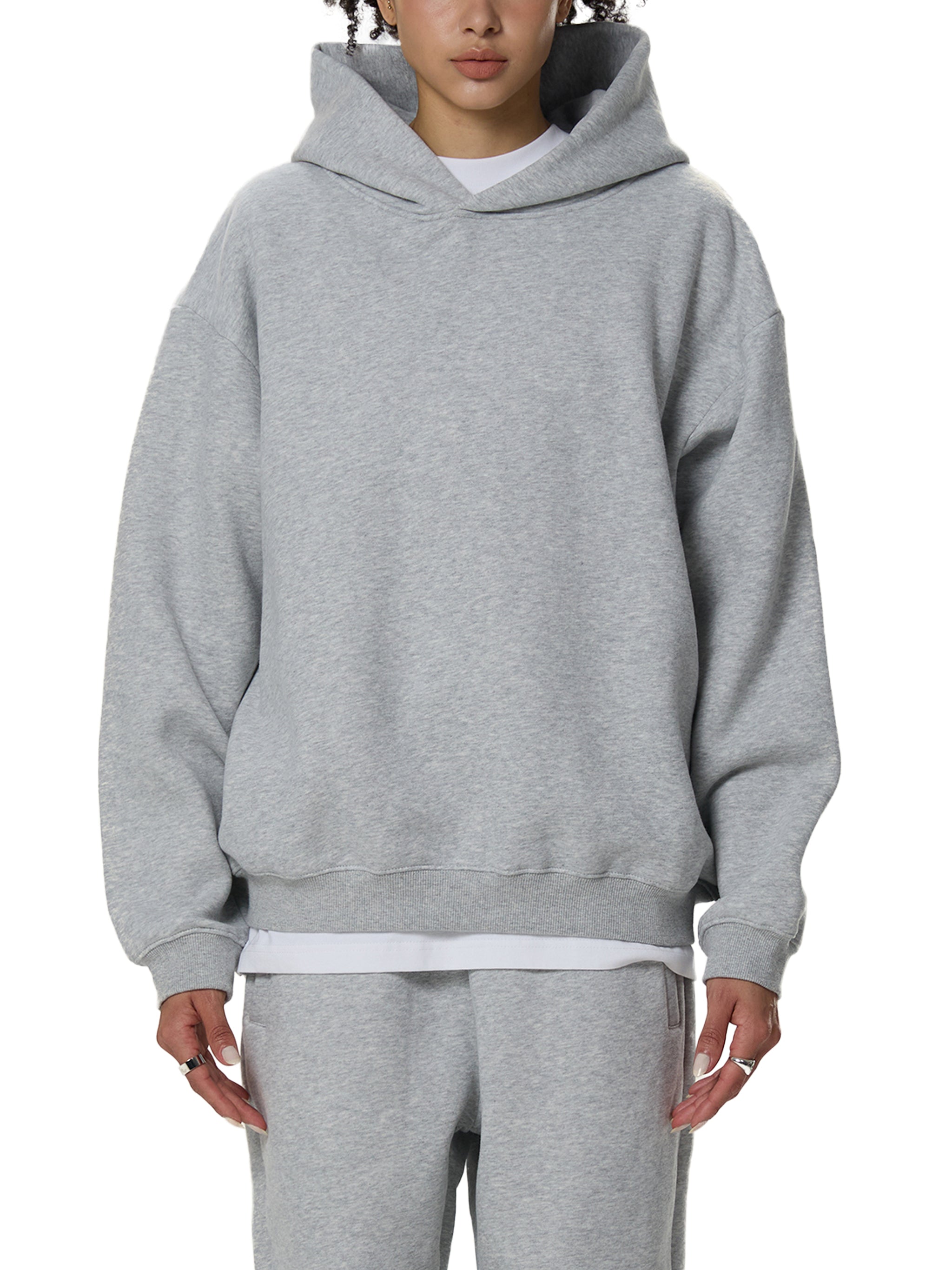 ARVIA Fleeced Boxy Hoodie