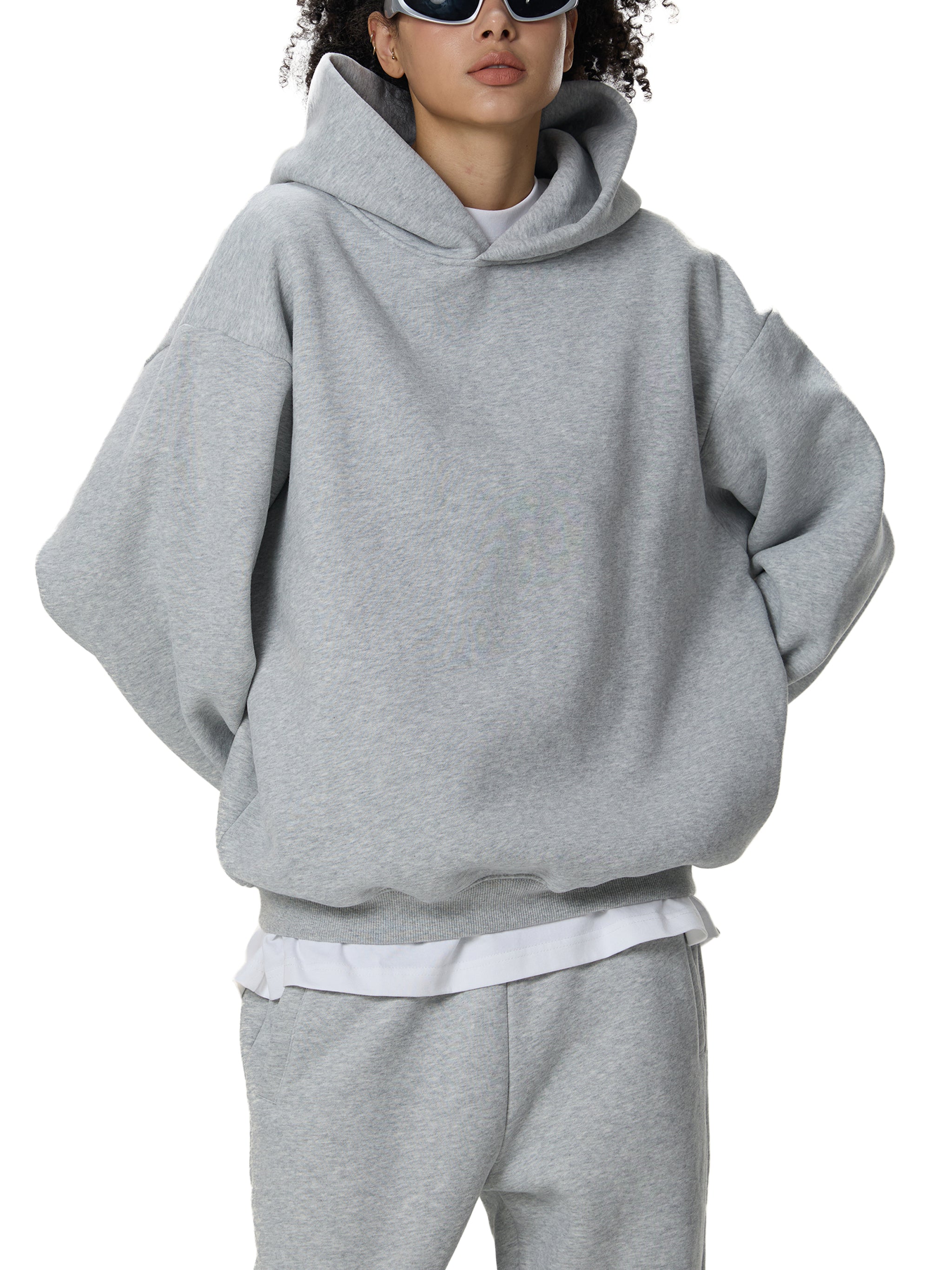 ARVIA Fleeced Boxy Hoodie