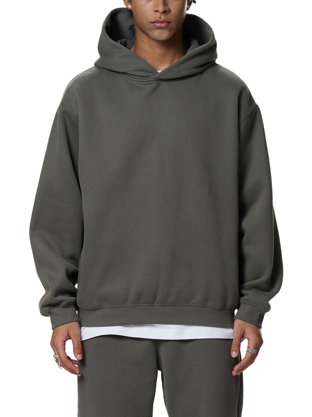 ARVIA Fleeced Boxy Hoodie