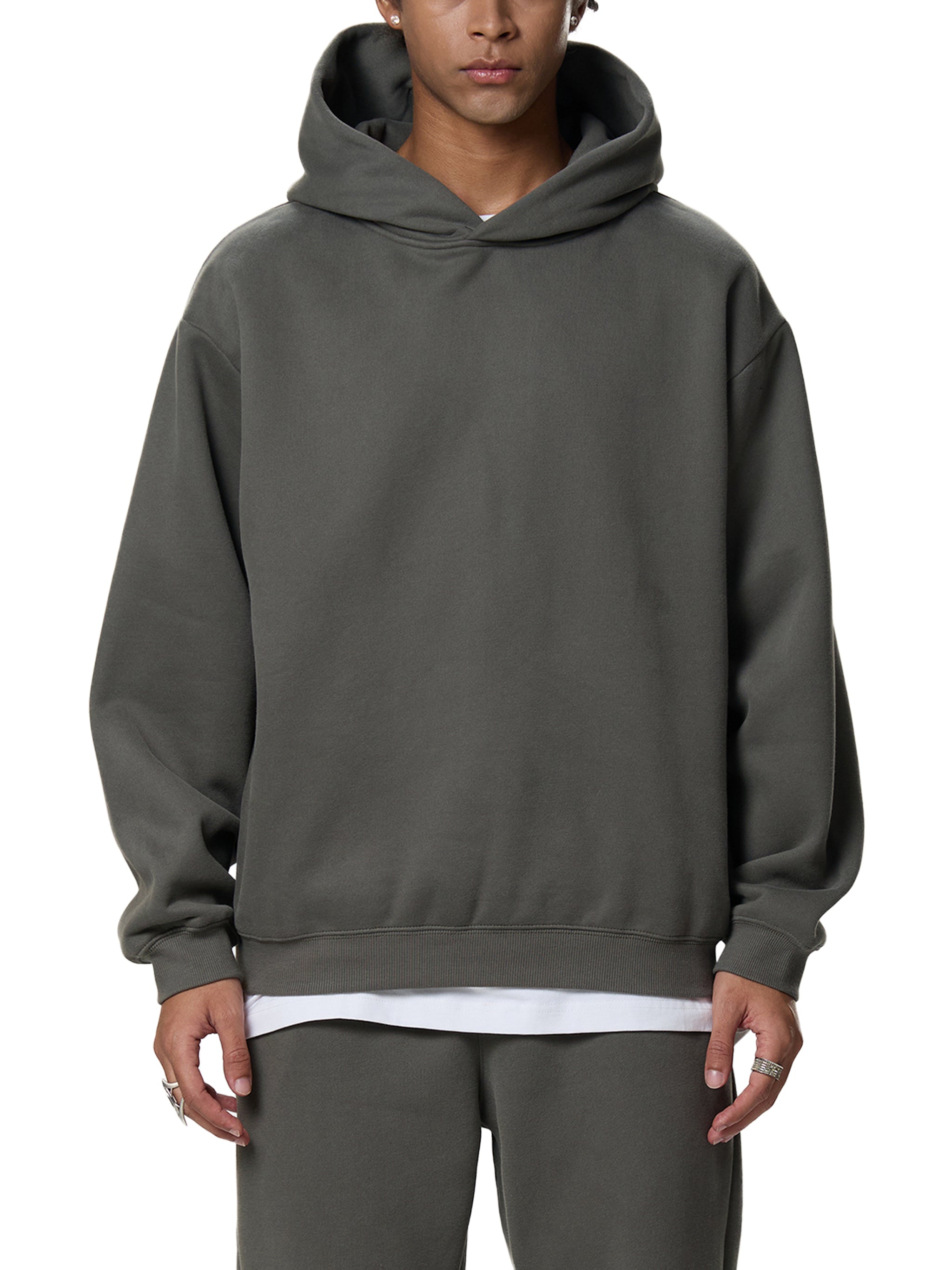 ARVIA Fleeced Boxy Hoodie