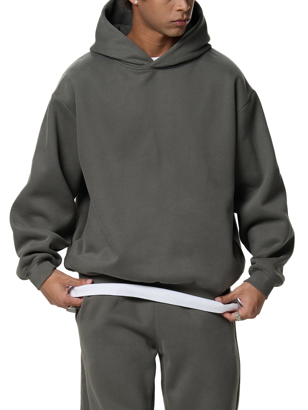 ARVIA Fleeced Boxy Hoodie