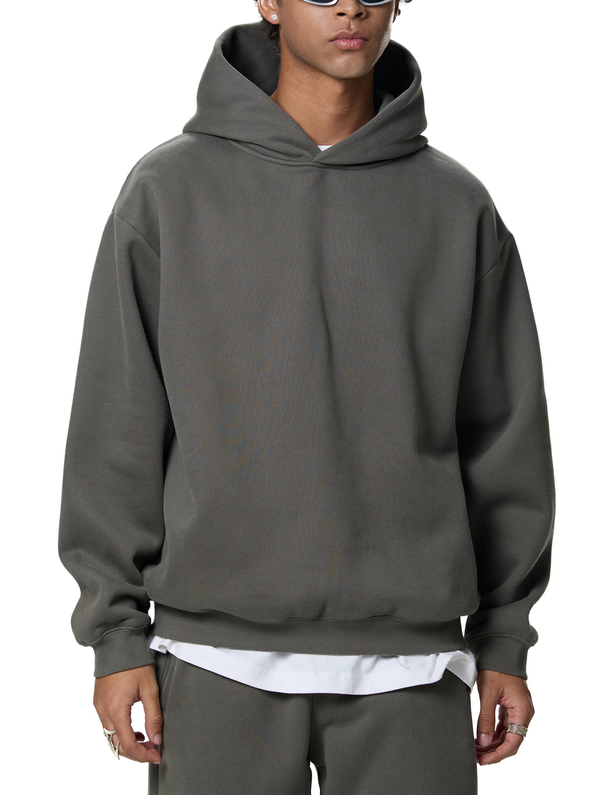 ARVIA Fleeced Boxy Hoodie