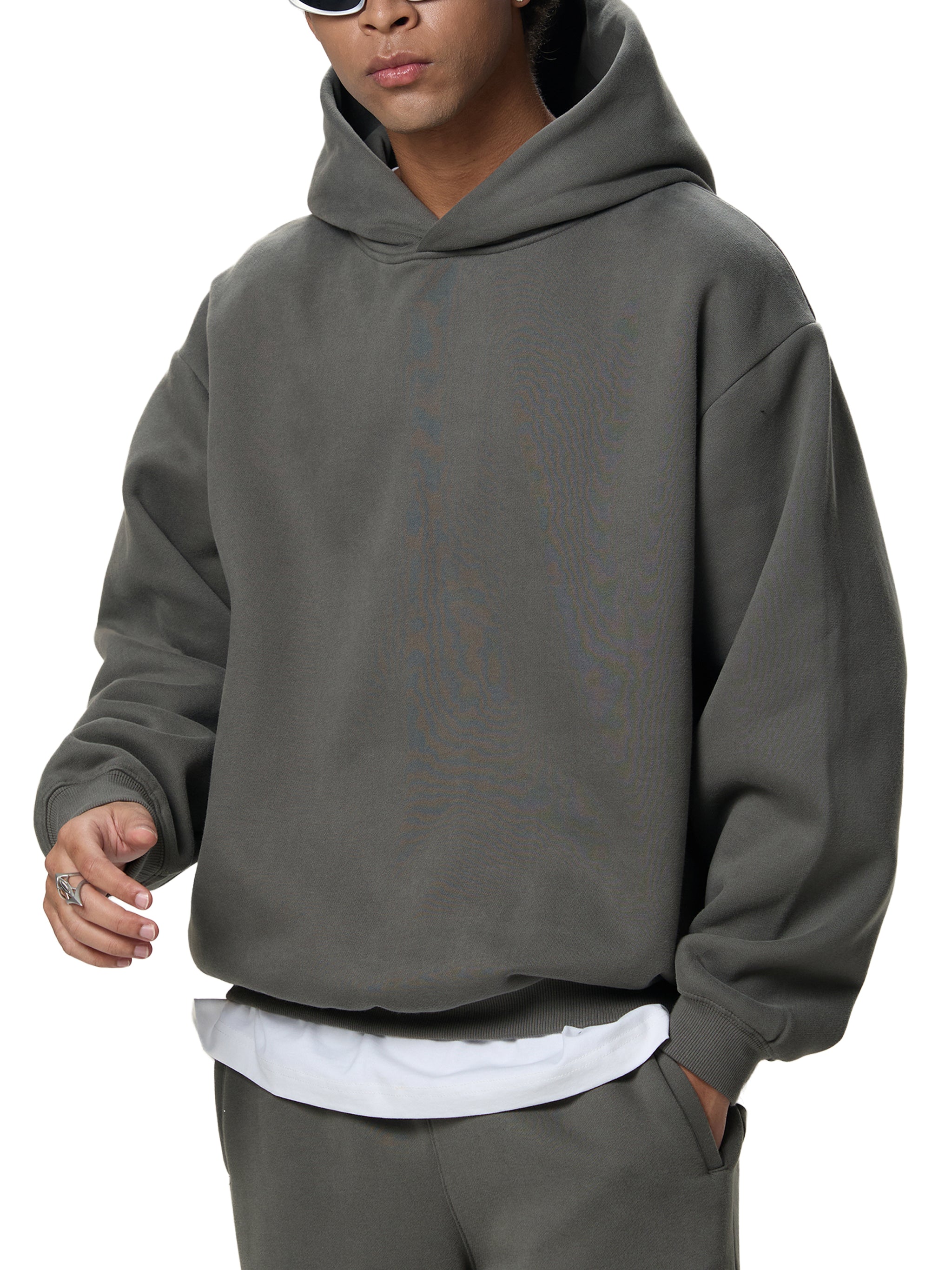 ARVIA Fleeced Boxy Hoodie