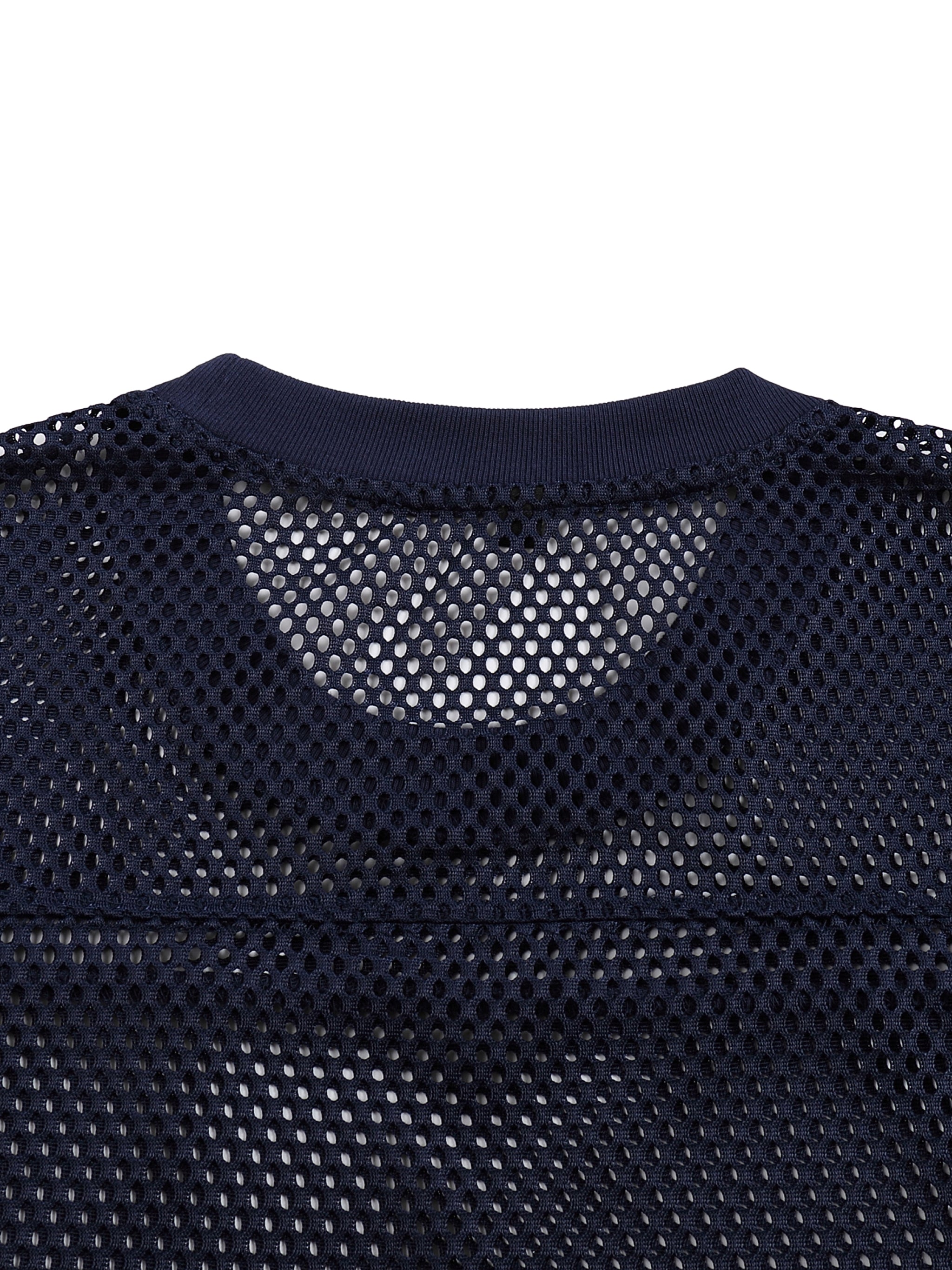 ARVIA See-through Boxy Net T-Shirt