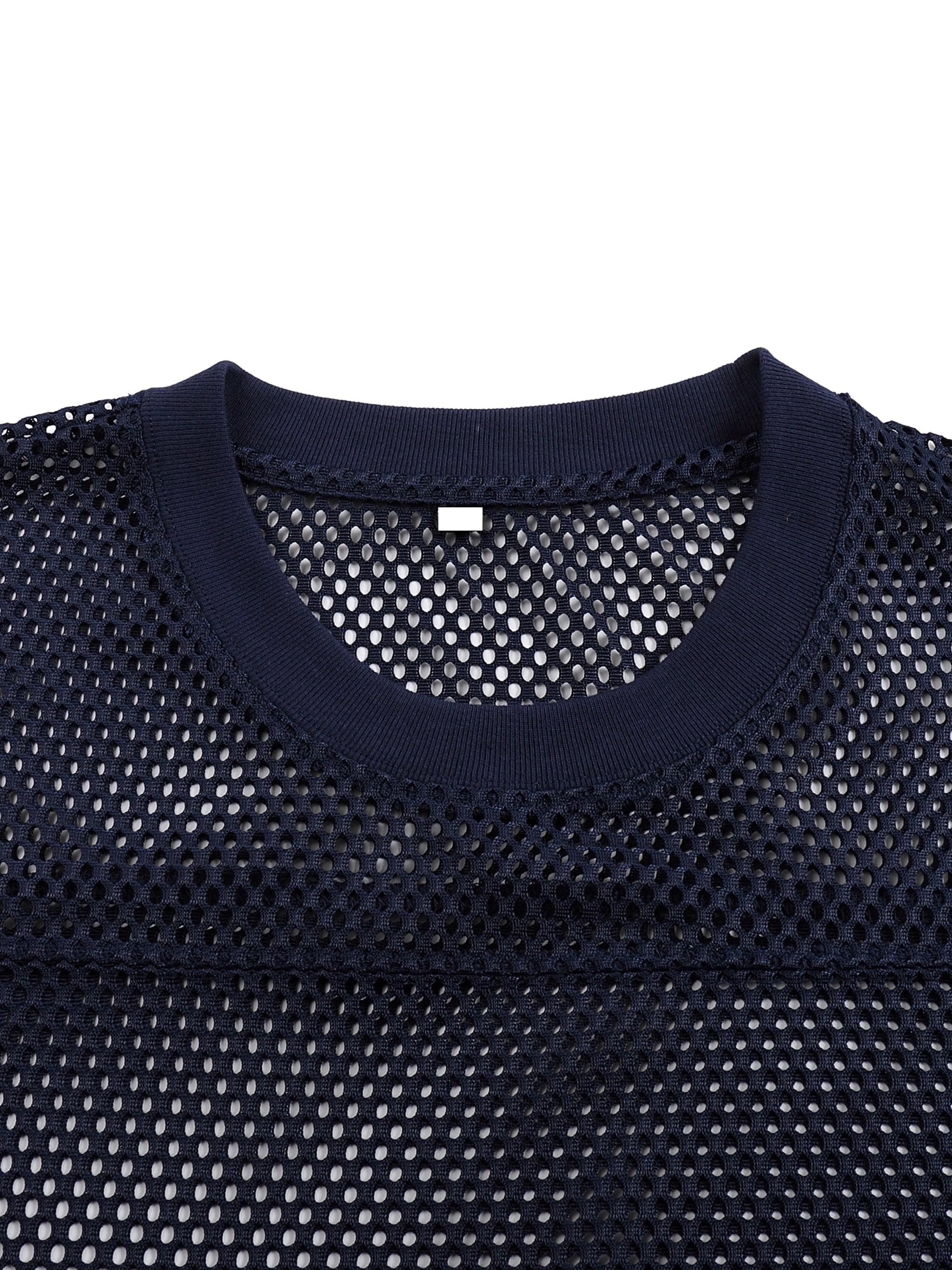 ARVIA See-through Boxy Net T-Shirt
