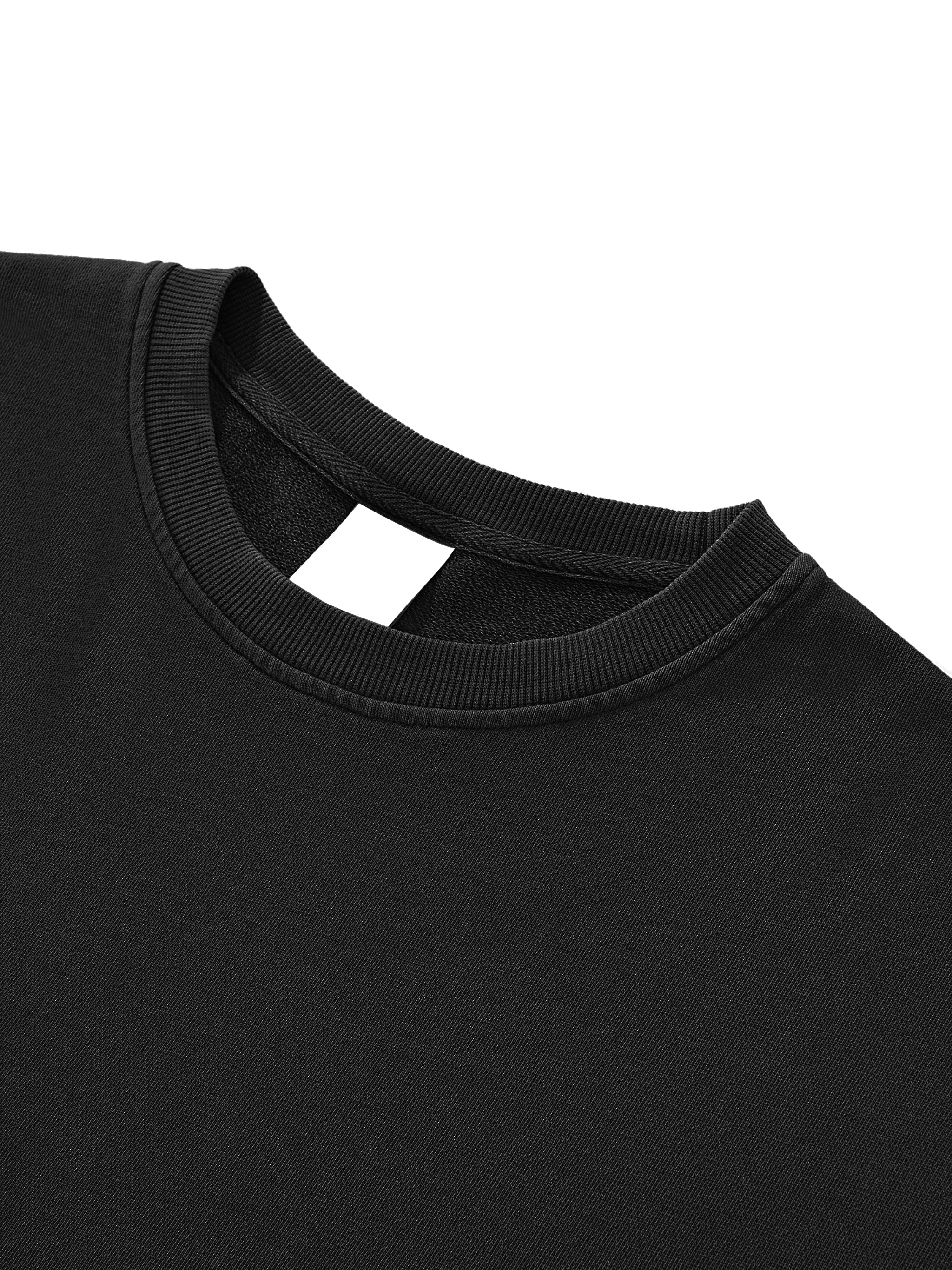 ARVIA Snow Washed Raw Edge Crop Top