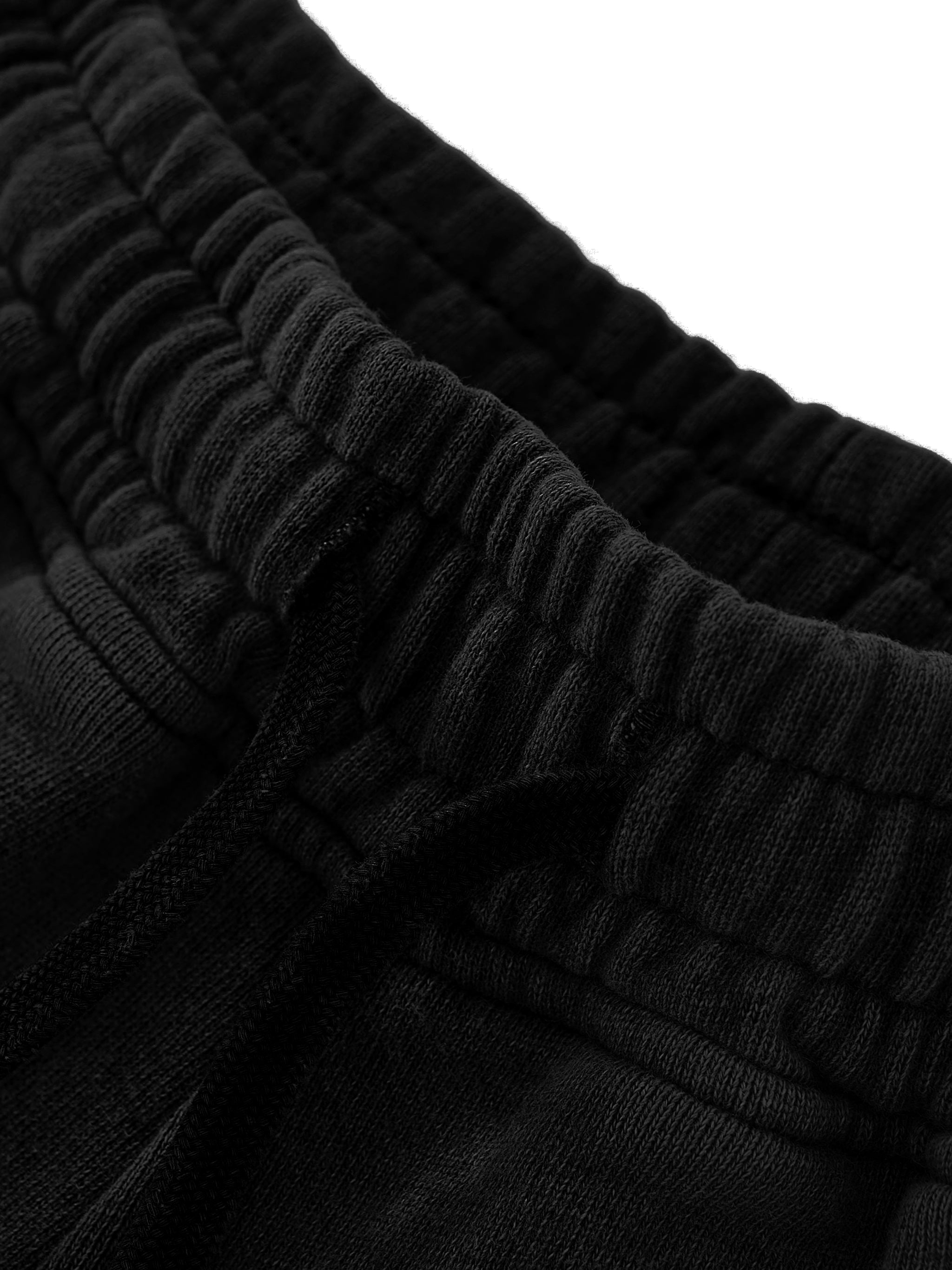 ARVIA Snow Washed Raw Edge Drawstring Shorts