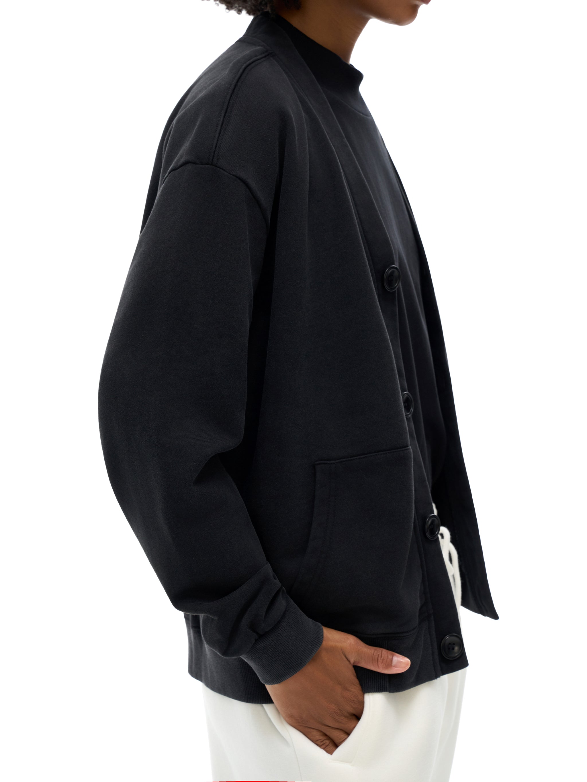 ARVIA Snow Washed Sweat Cardigan