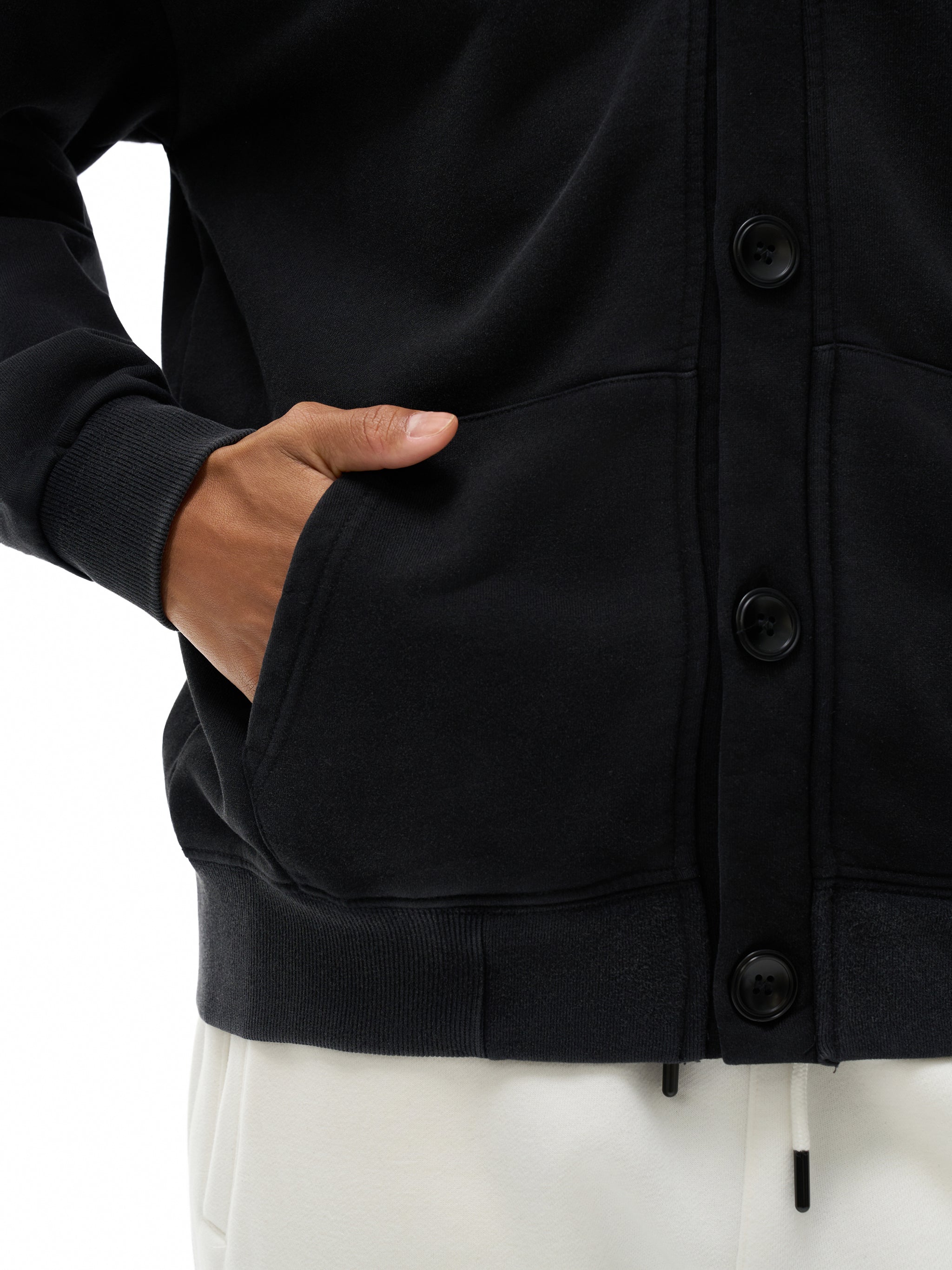 ARVIA Snow Washed Sweat Cardigan