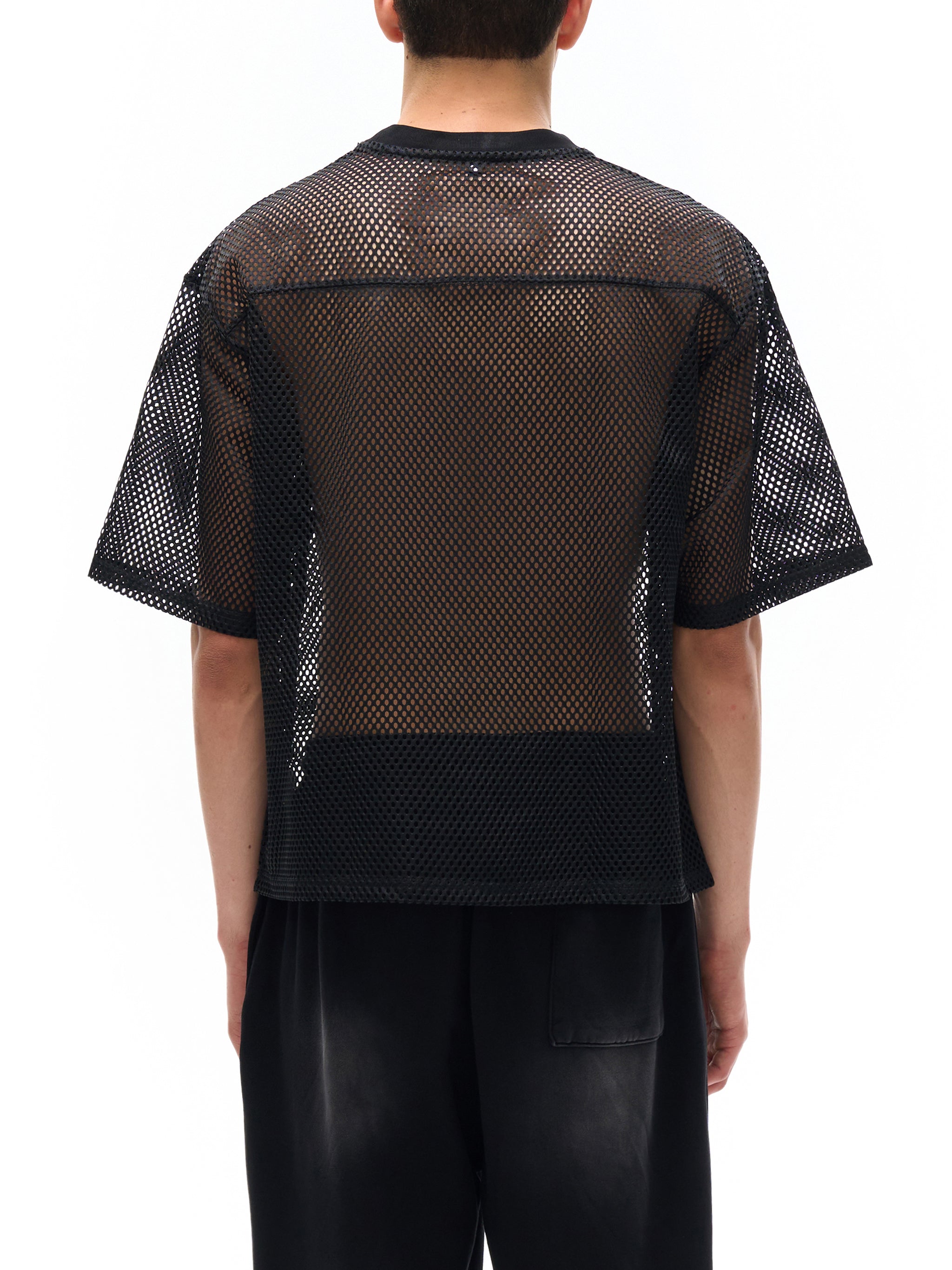 ARVIA See-through Boxy Net T-Shirt