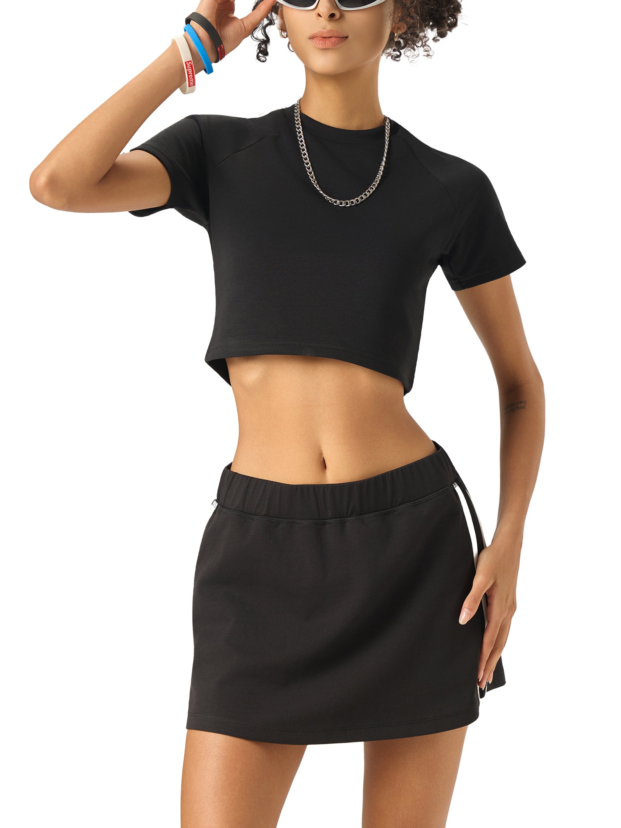 ARVIA Taped Cooling Performance Crop Top