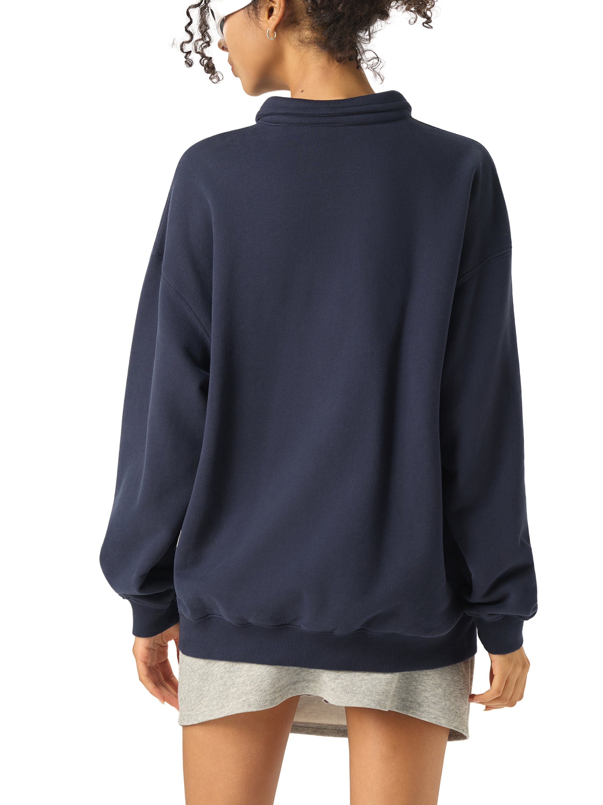 ARVIA Heavyweight Polo-Collar Sweatshirt