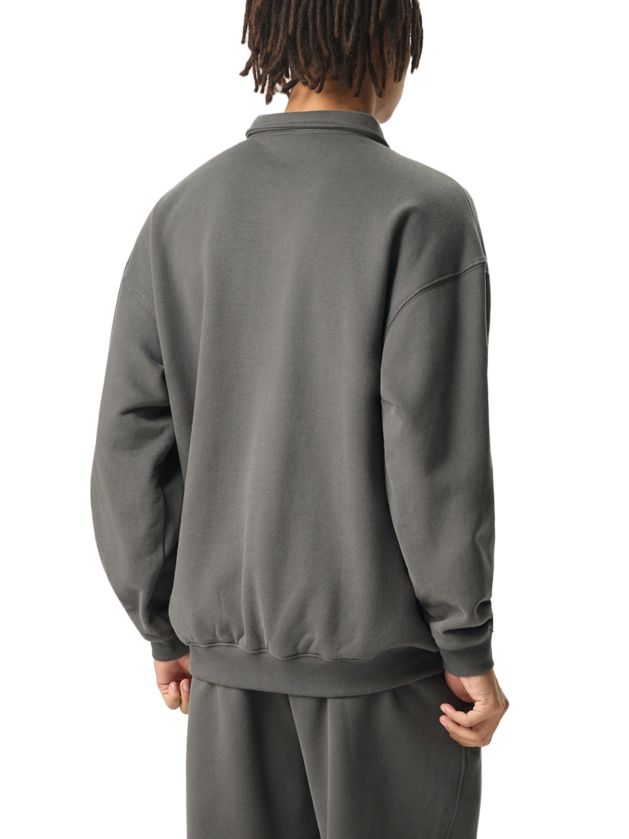 ARVIA Heavyweight Polo-Collar Sweatshirt