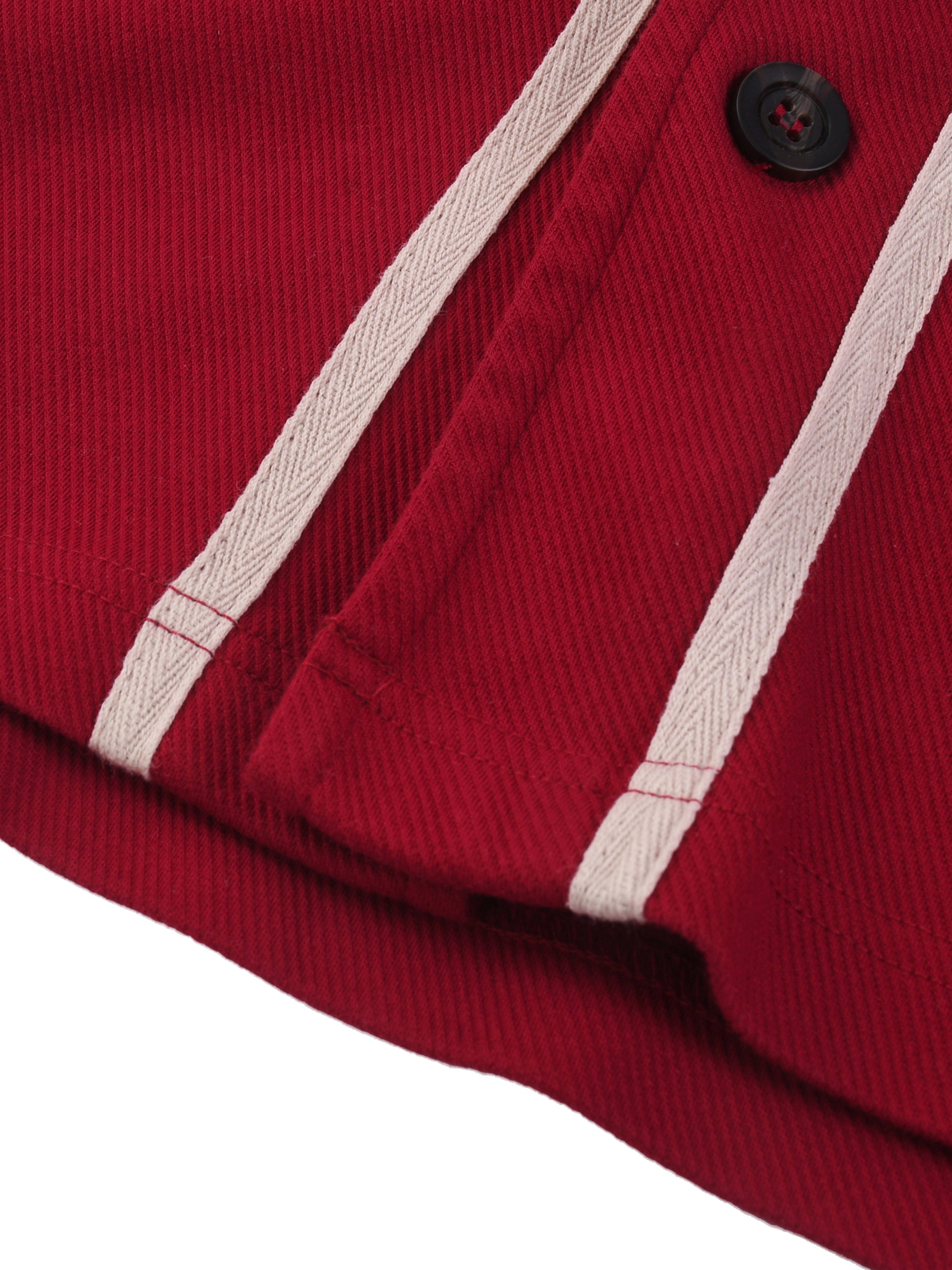 ARVIA Contrast Piped Button-Up Jersey
