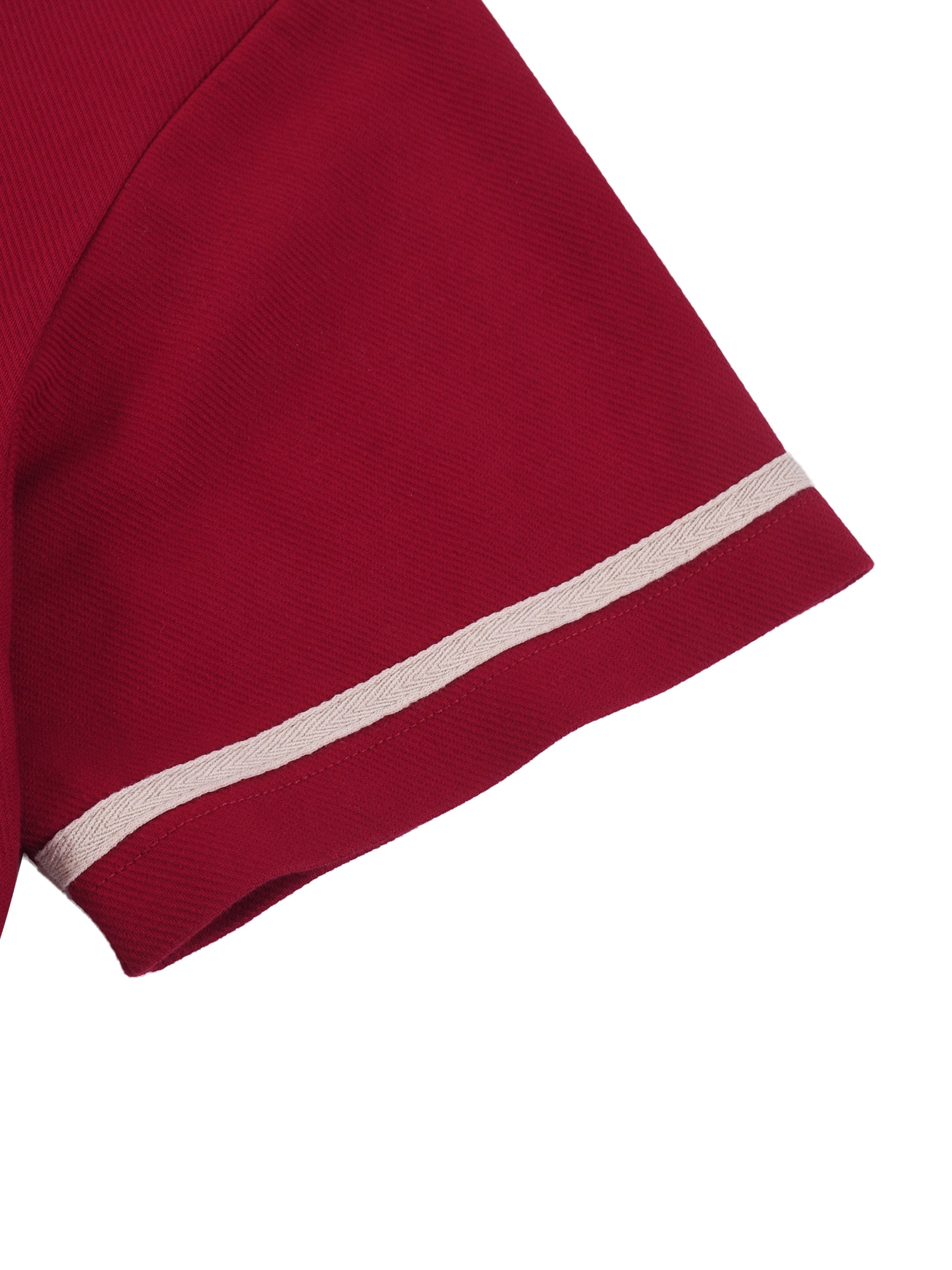 ARVIA Contrast Piped Button-Up Jersey