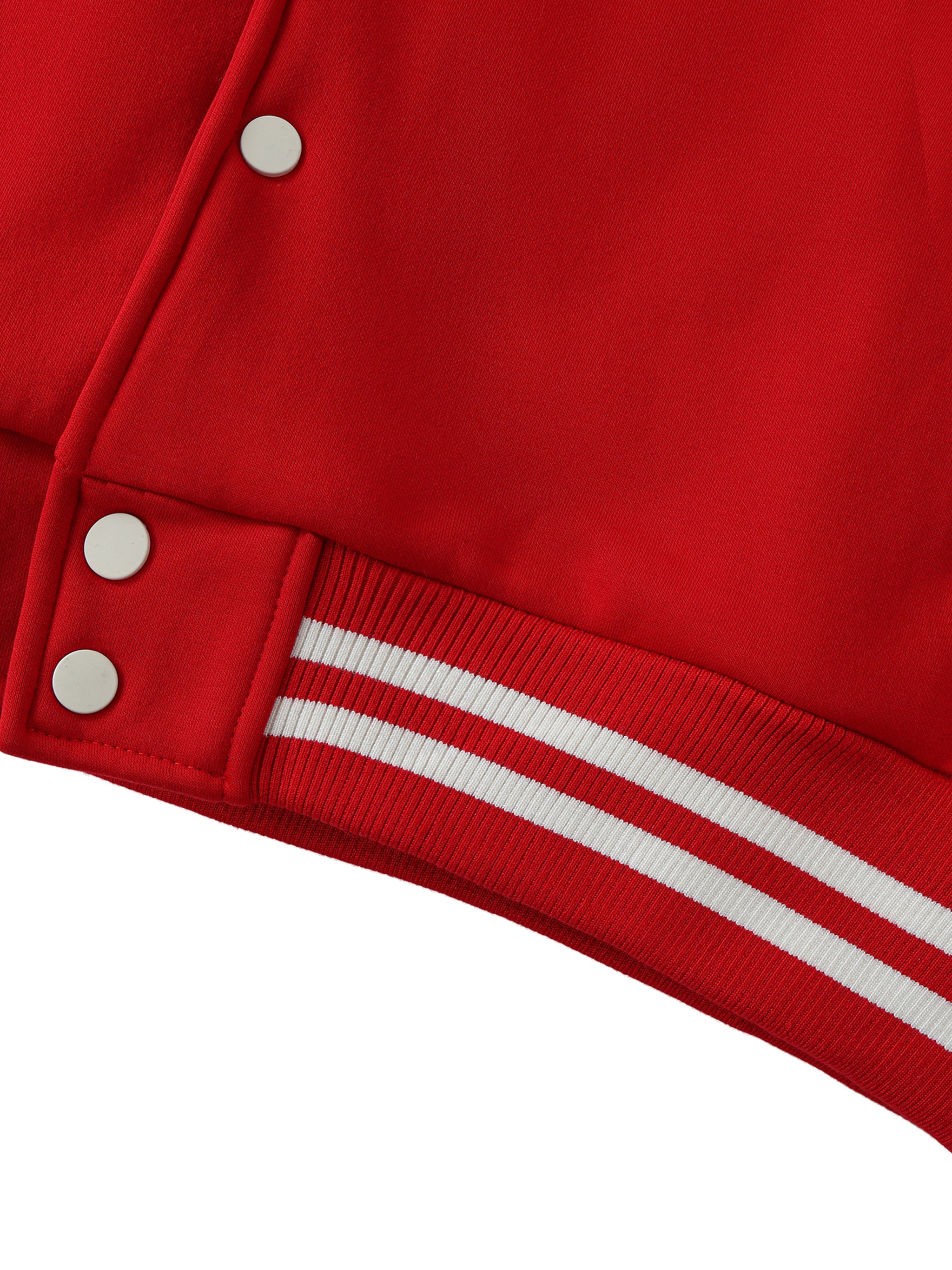 ARVIA Two-Tone Fleeced Varsity Jacket