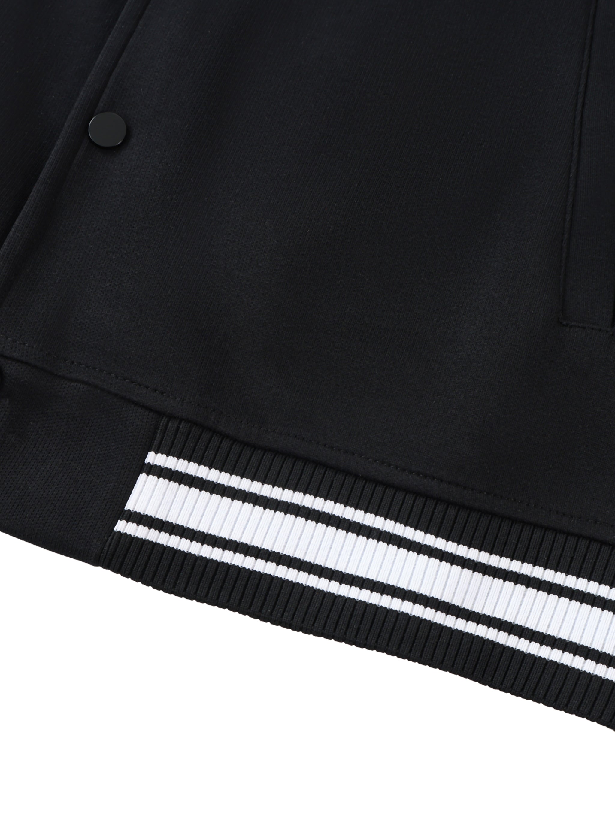 ARVIA Contrast Trim Raglan Varsity Jacket