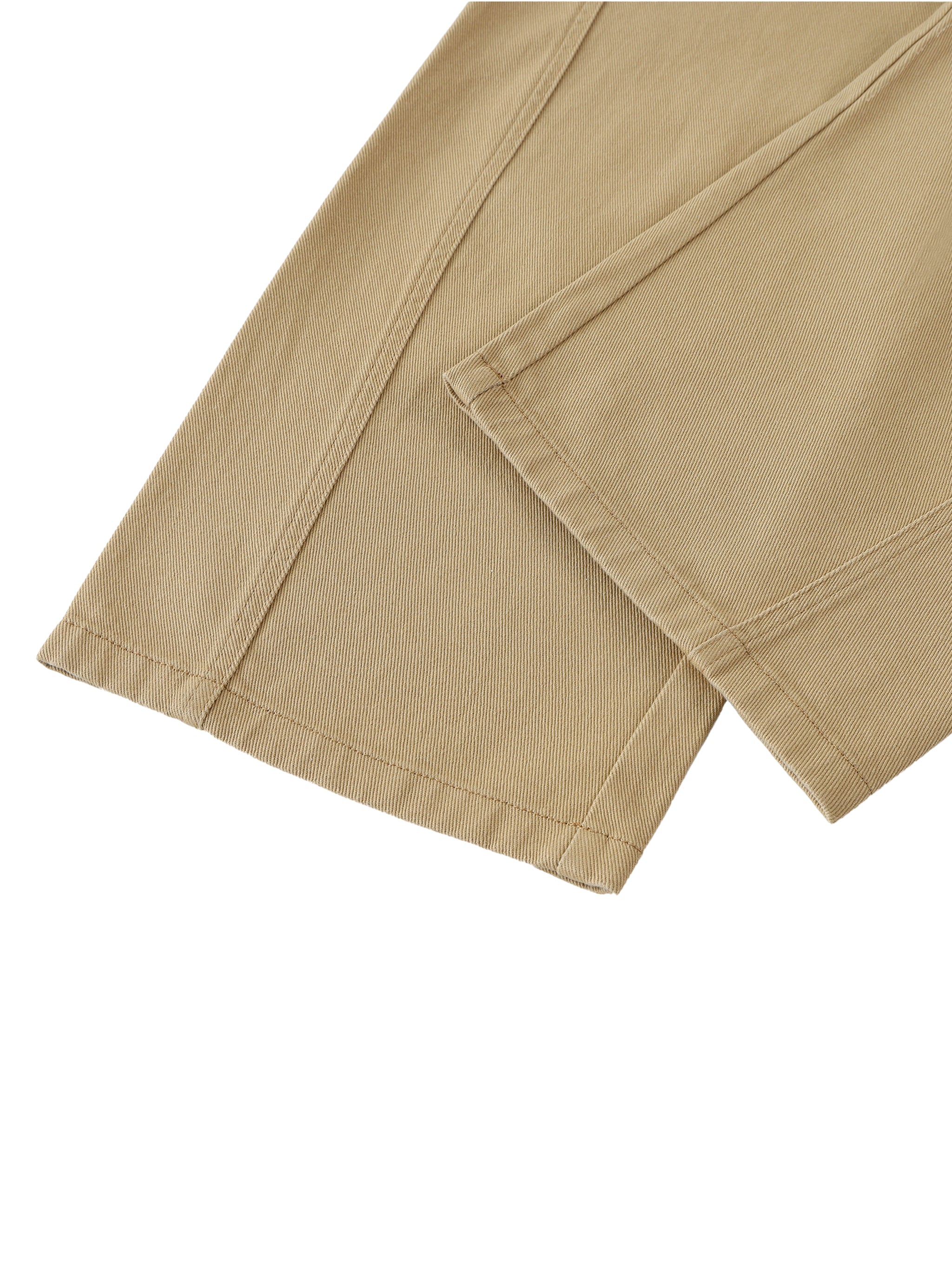 ARVIA Twisted-Seam Belted Curved-Blade Pants
